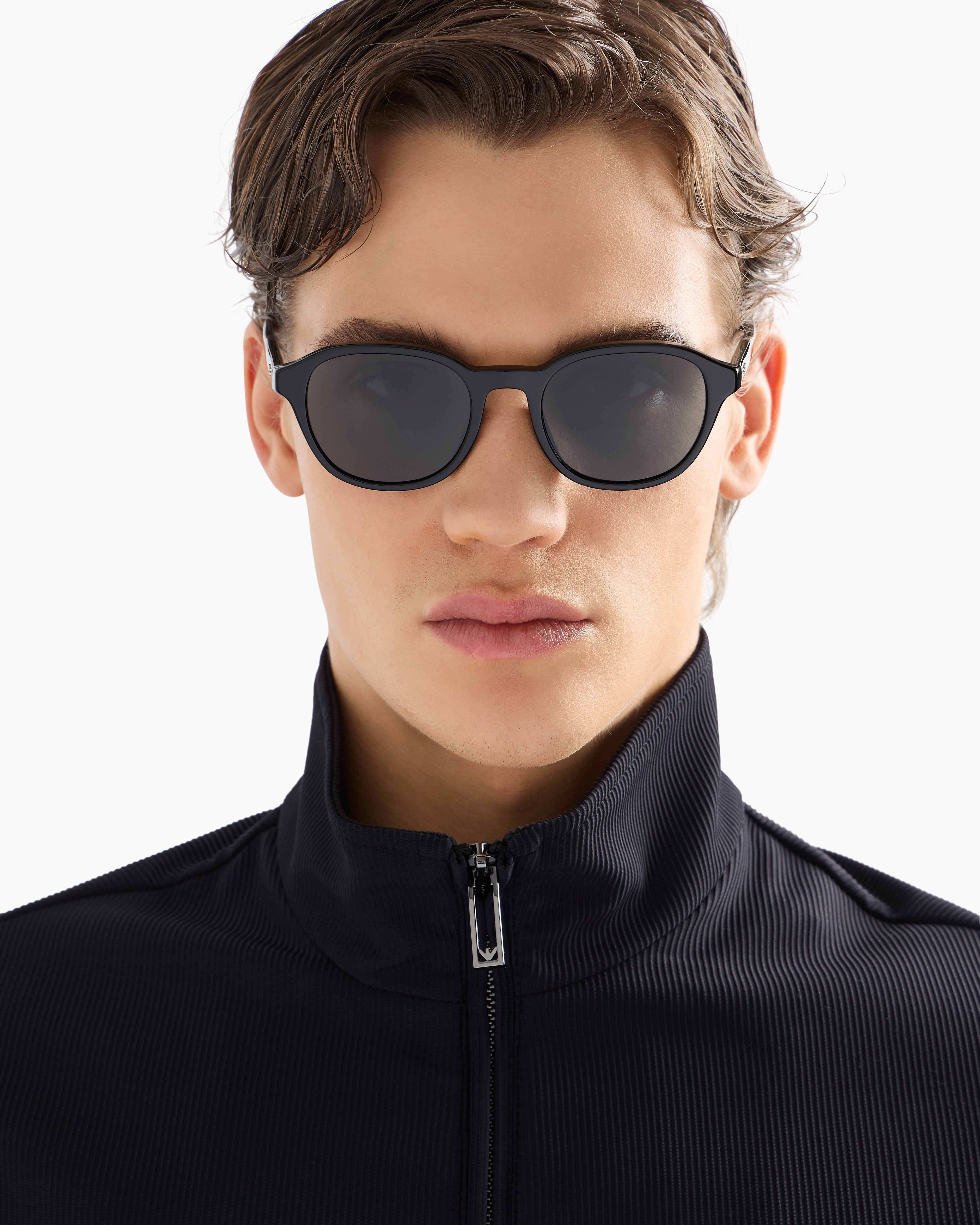 Emporio Armani Men’s panto sunglasses