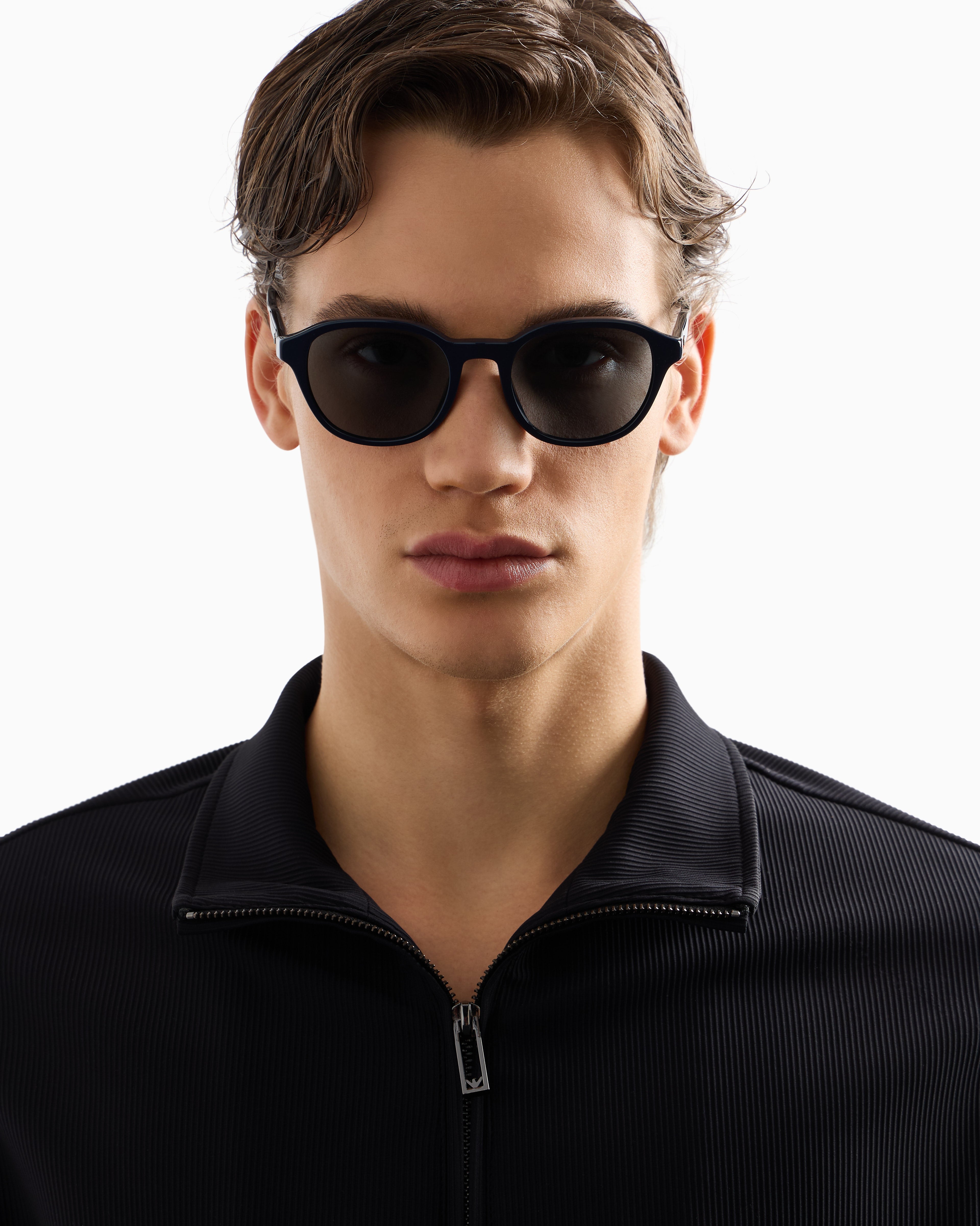 Emporio Armani Men’s panto sunglasses
