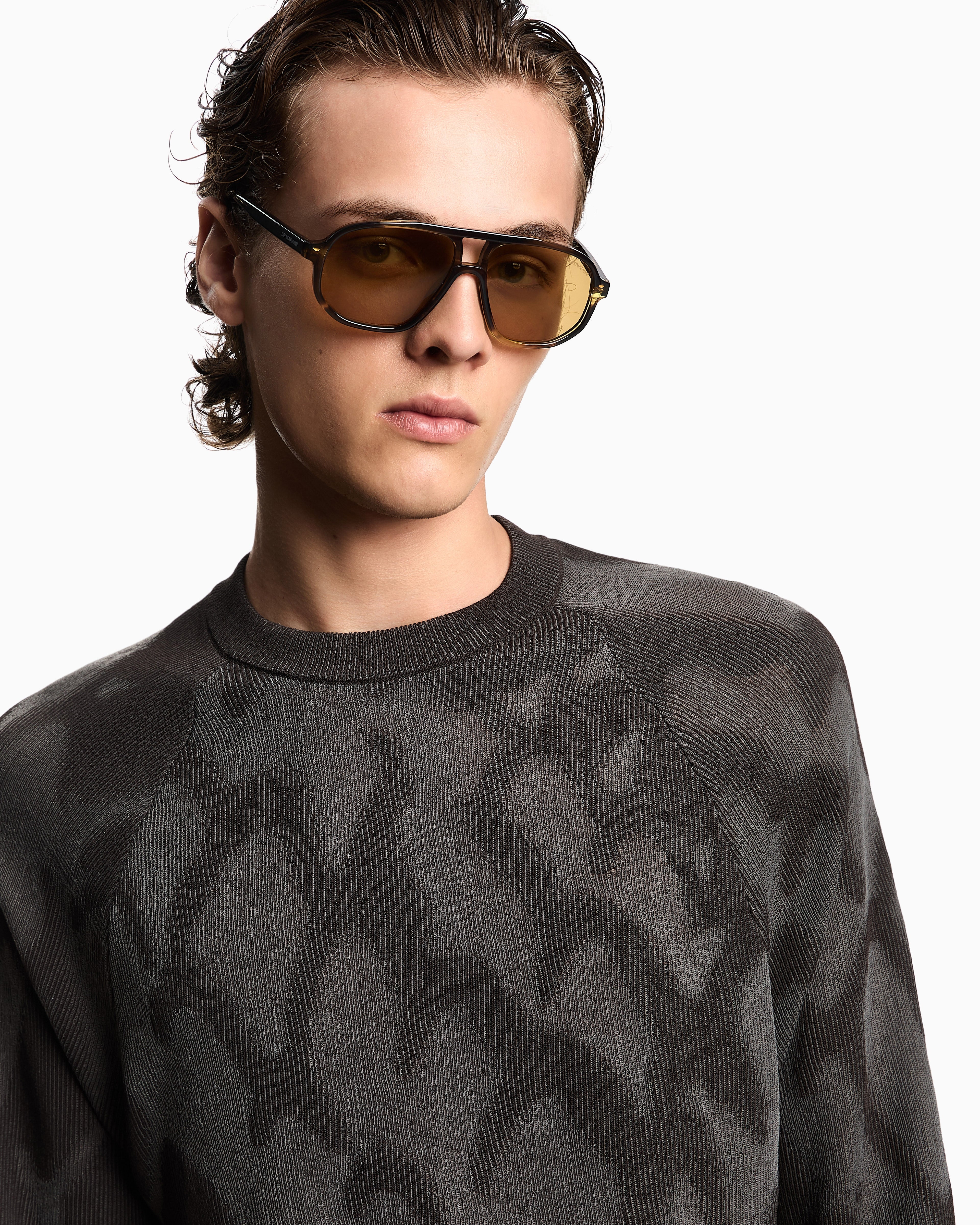 Emporio Armani Men’s aviator sunglasses