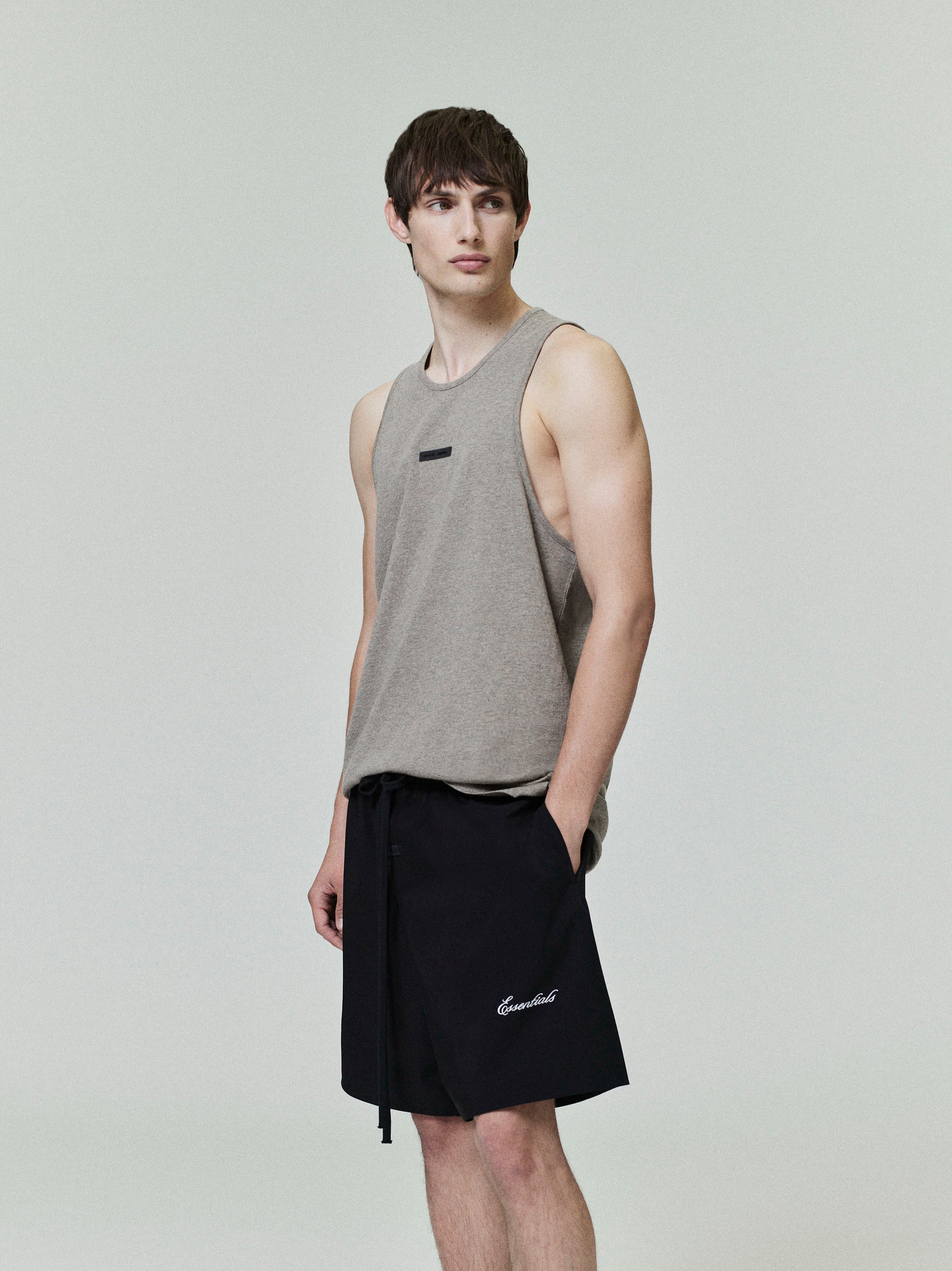Essentials Sporty Nylon Classic Short Jet Black