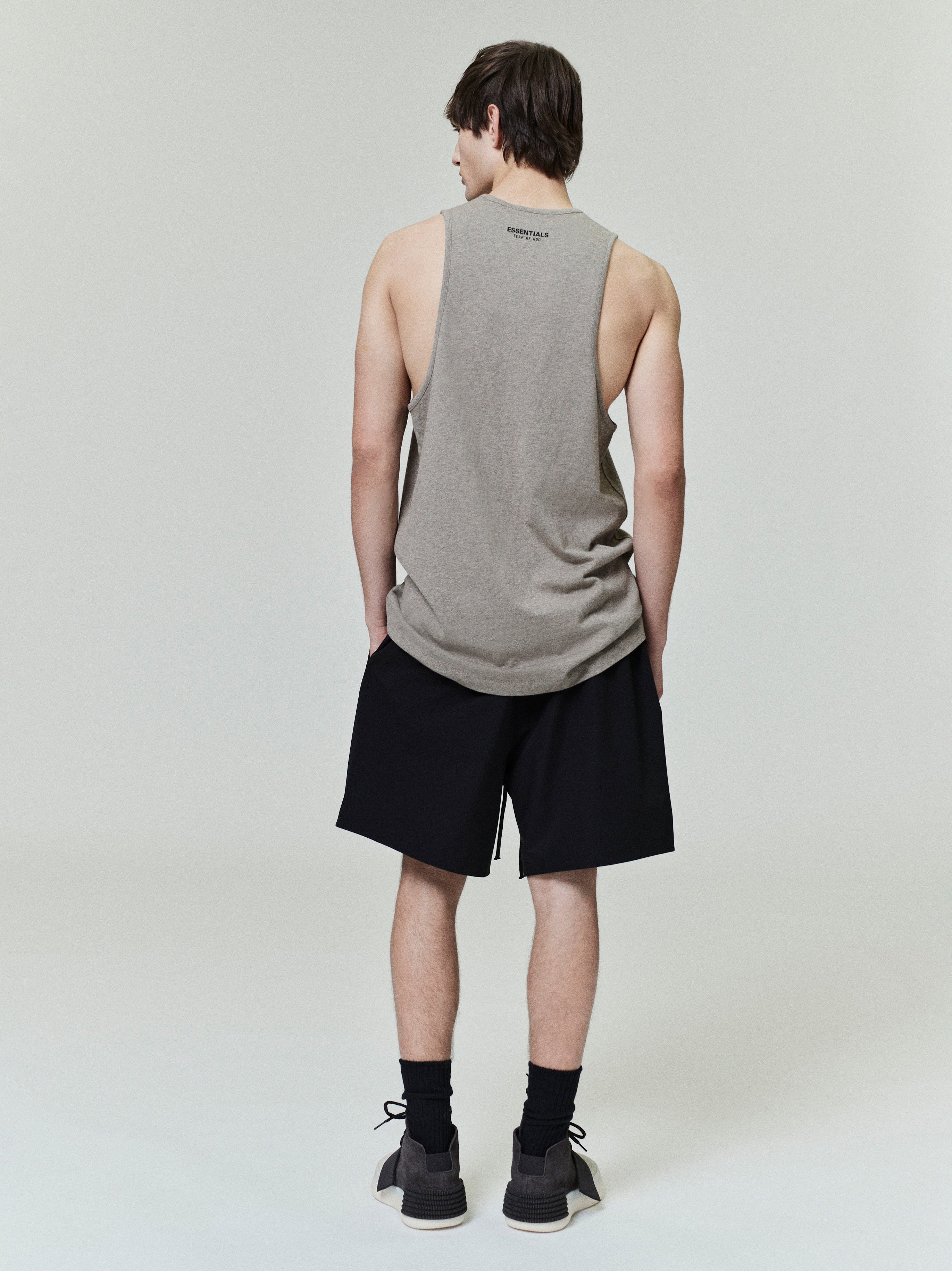 Essentials Sporty Nylon Classic Short Jet Black