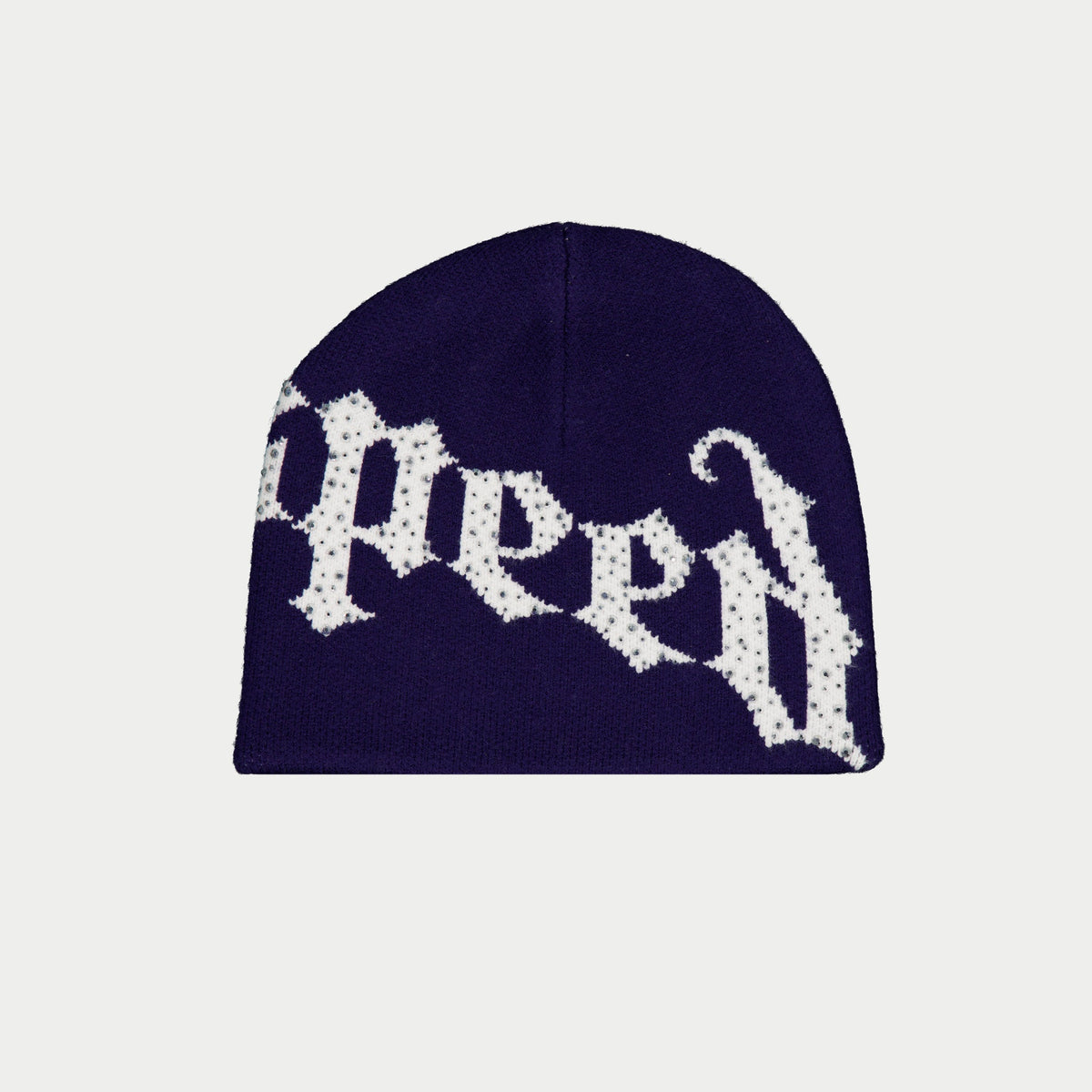 Godspeed Og Logo Studded Beanie (Navy / White)
