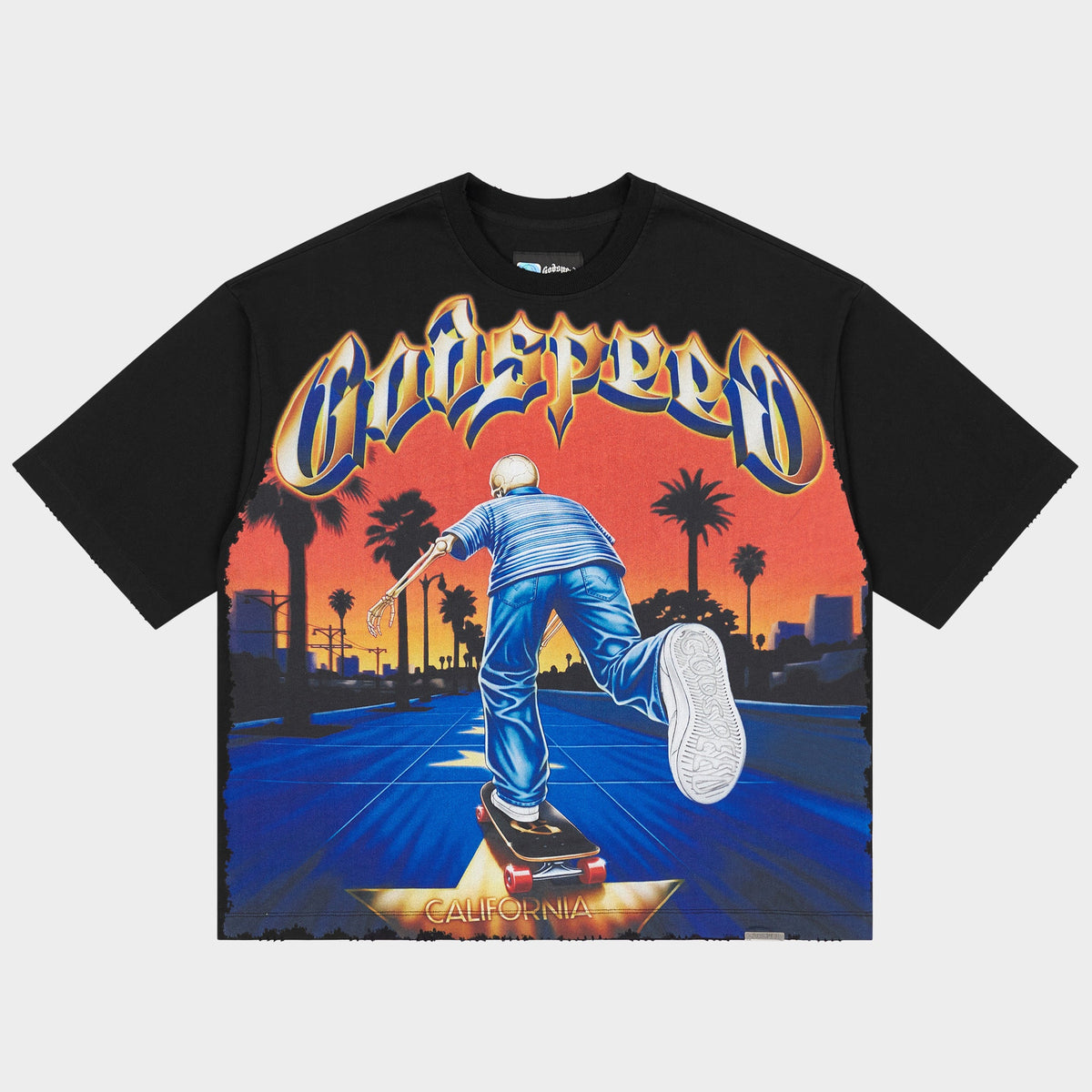 Godspeed Kick Push T-Shirt (Black)