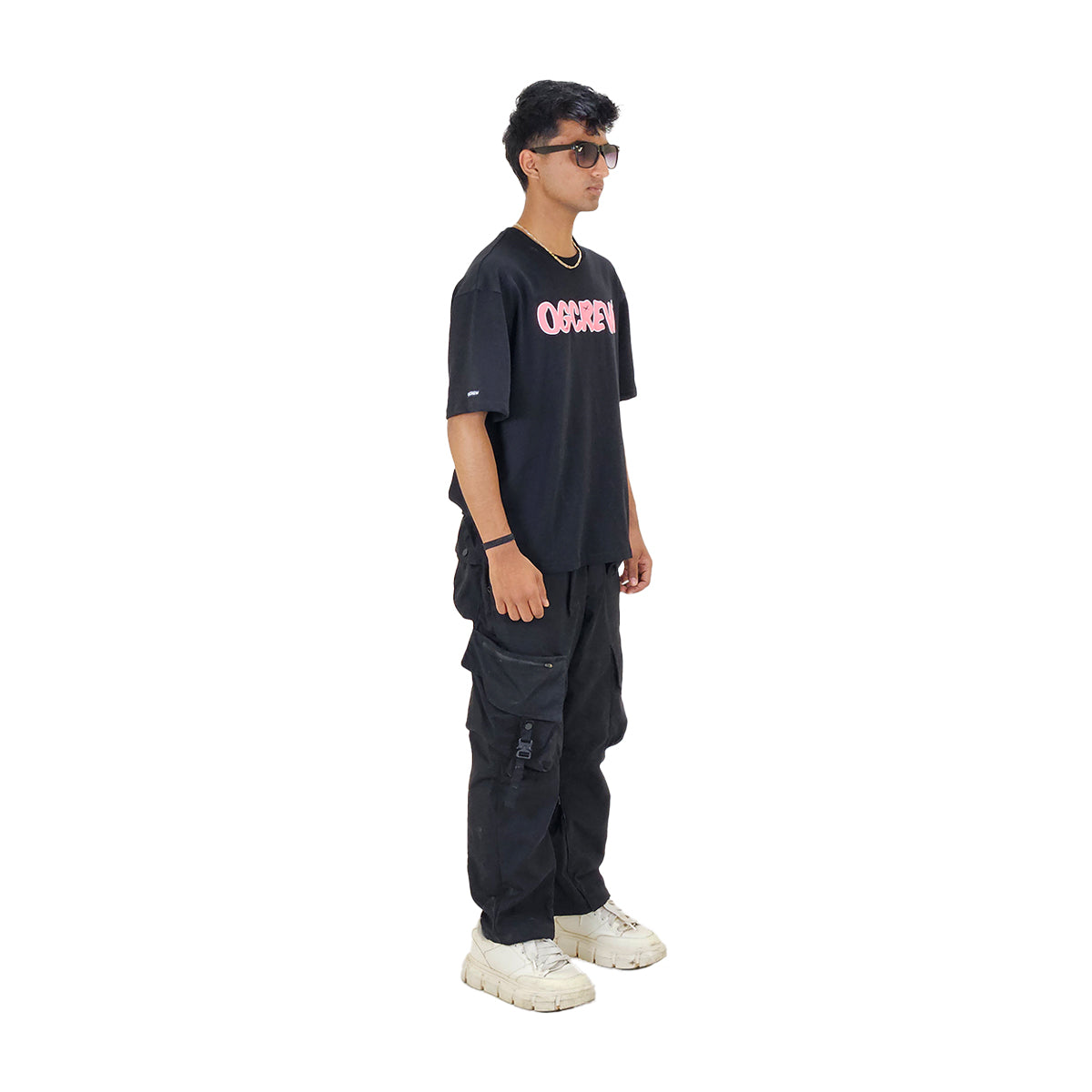 BLACK BUBBLE GUM MAN T-SHIRT