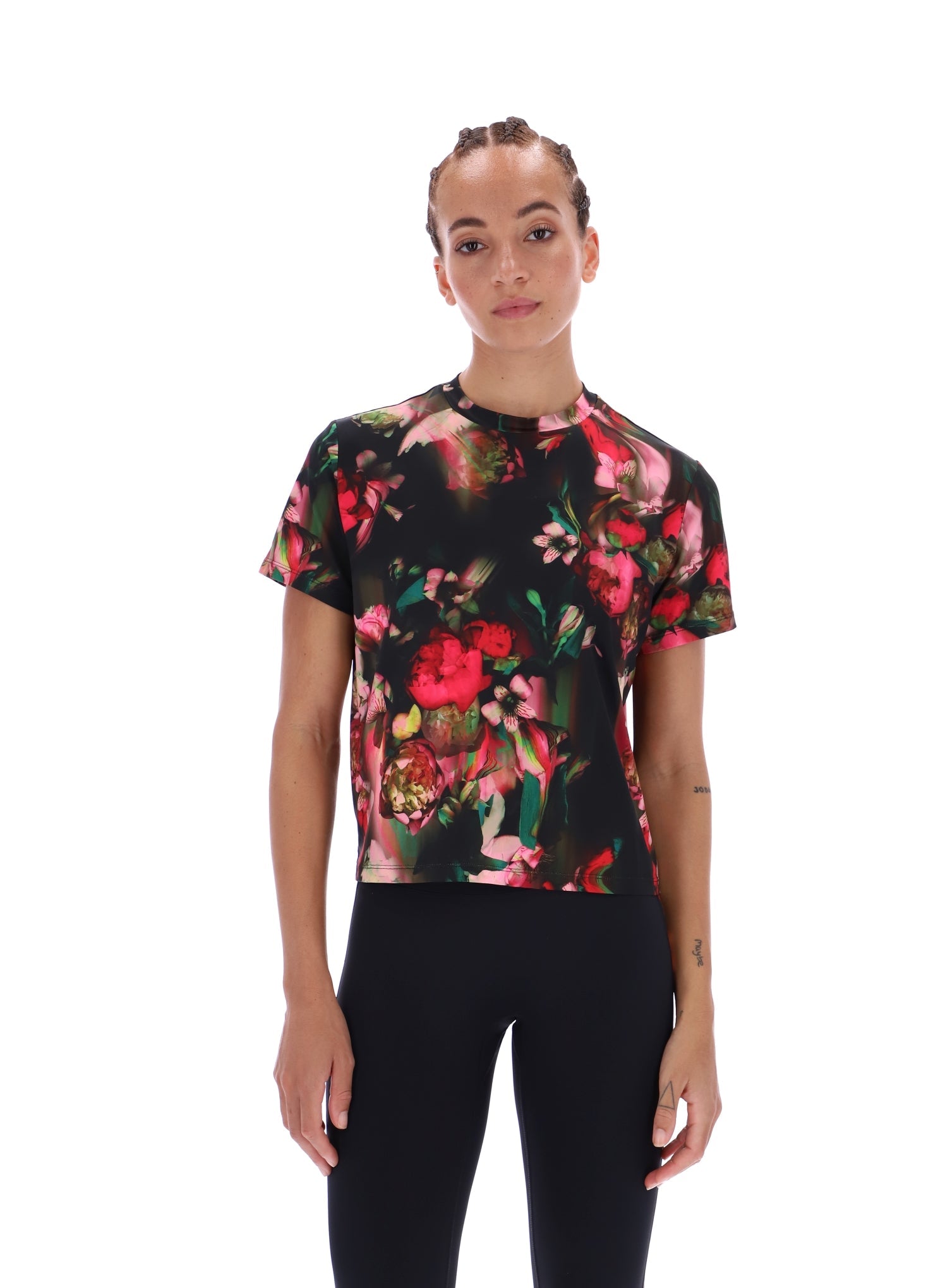 Ted Baker Elsie Floral Print Quick Dry Training Tshirt Women's