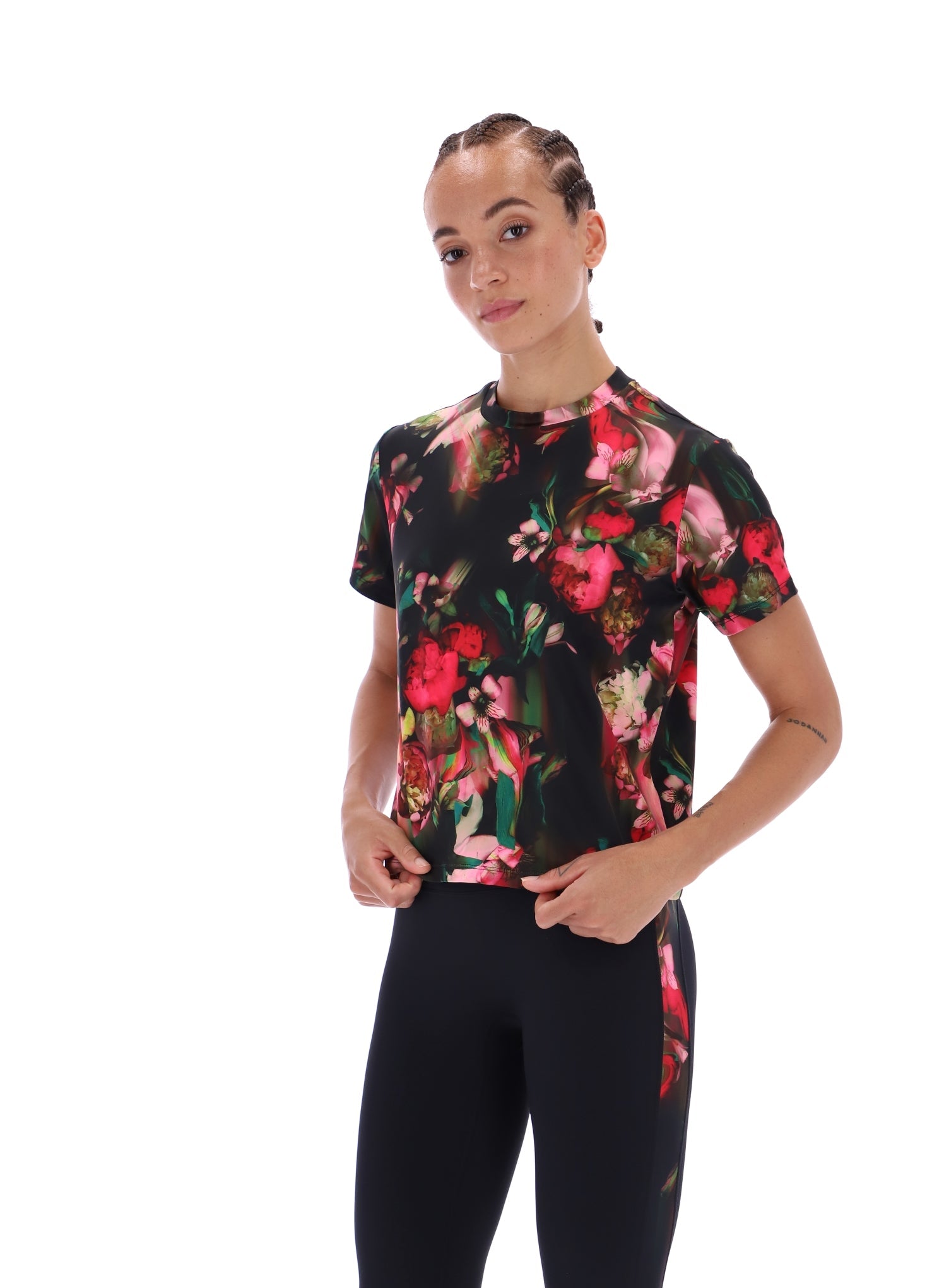 Ted Baker Elsie Floral Print Quick Dry Training Tshirt Women's