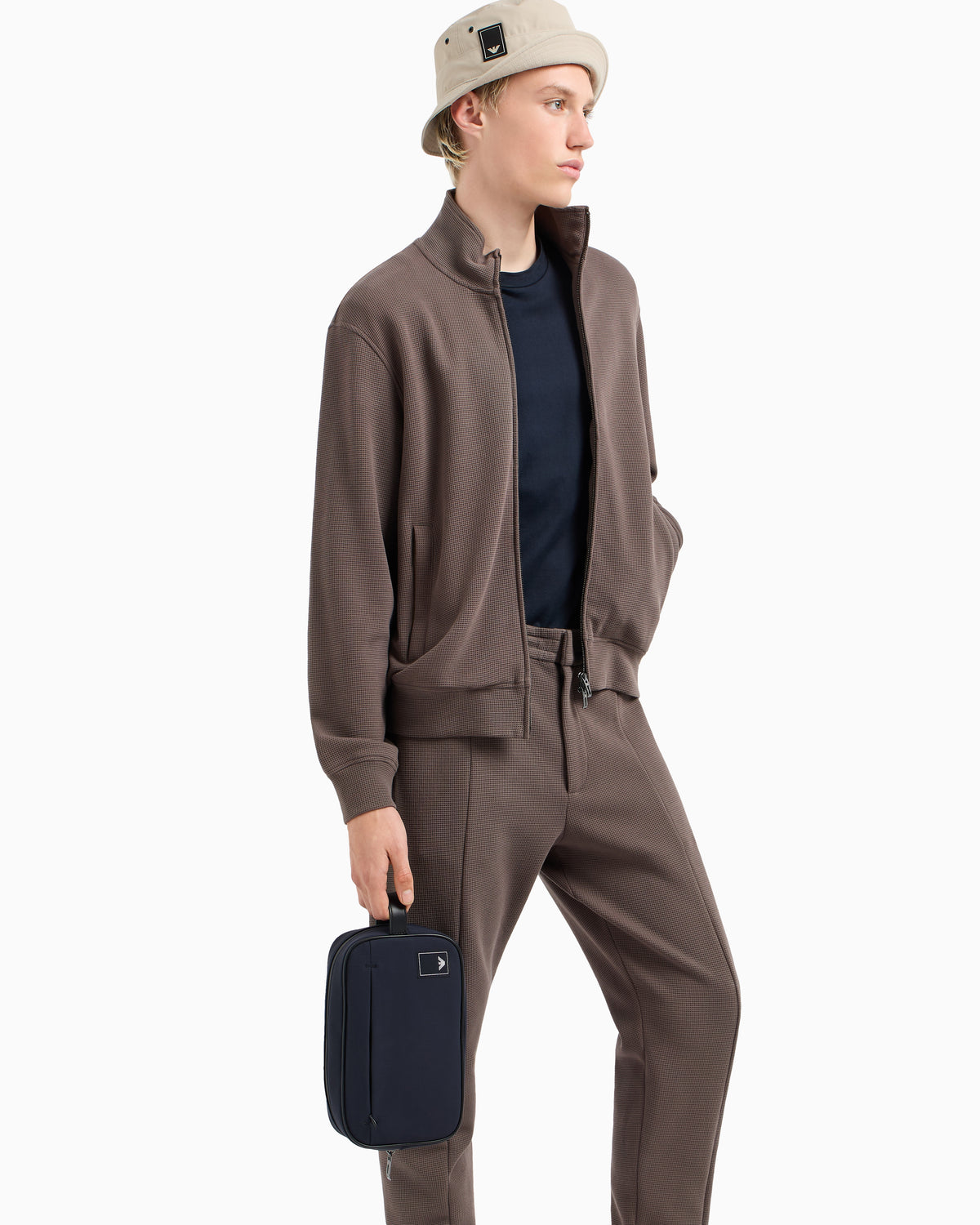 Emporio Armani Travel Essentials nylon washbag
