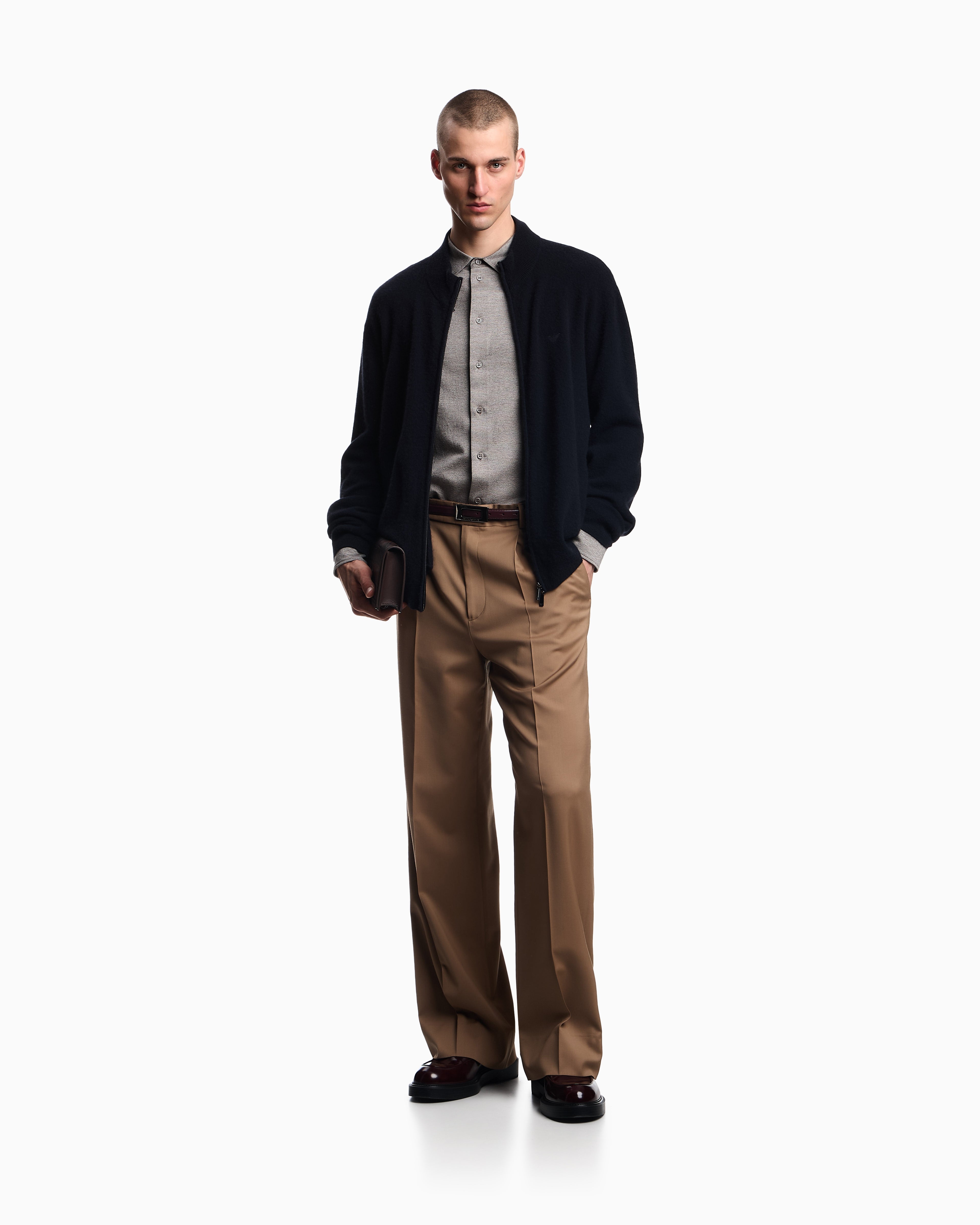 Emporio Armani Icon jaspé jersey shirt