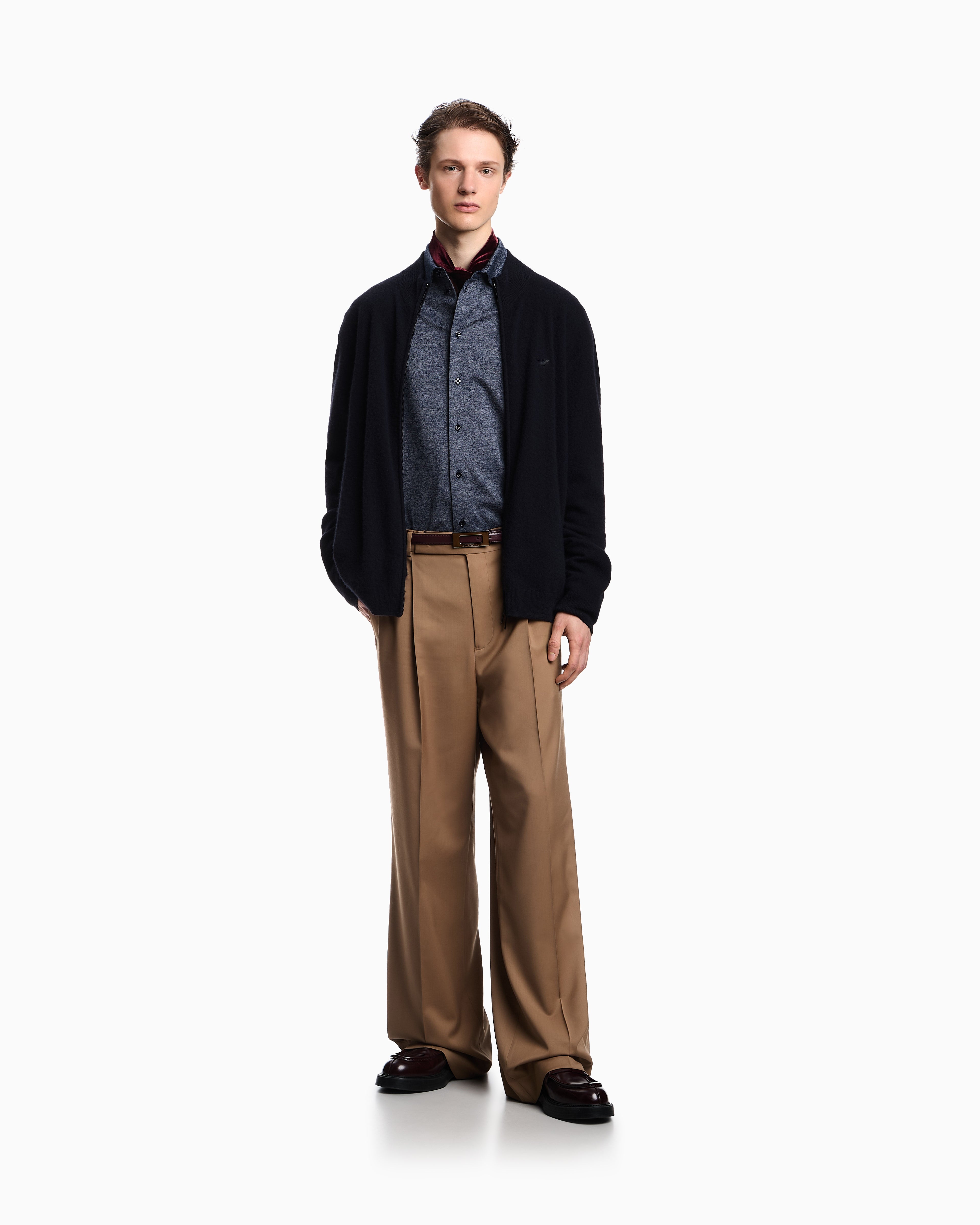 Emporio Armani Icon jaspé jersey shirt