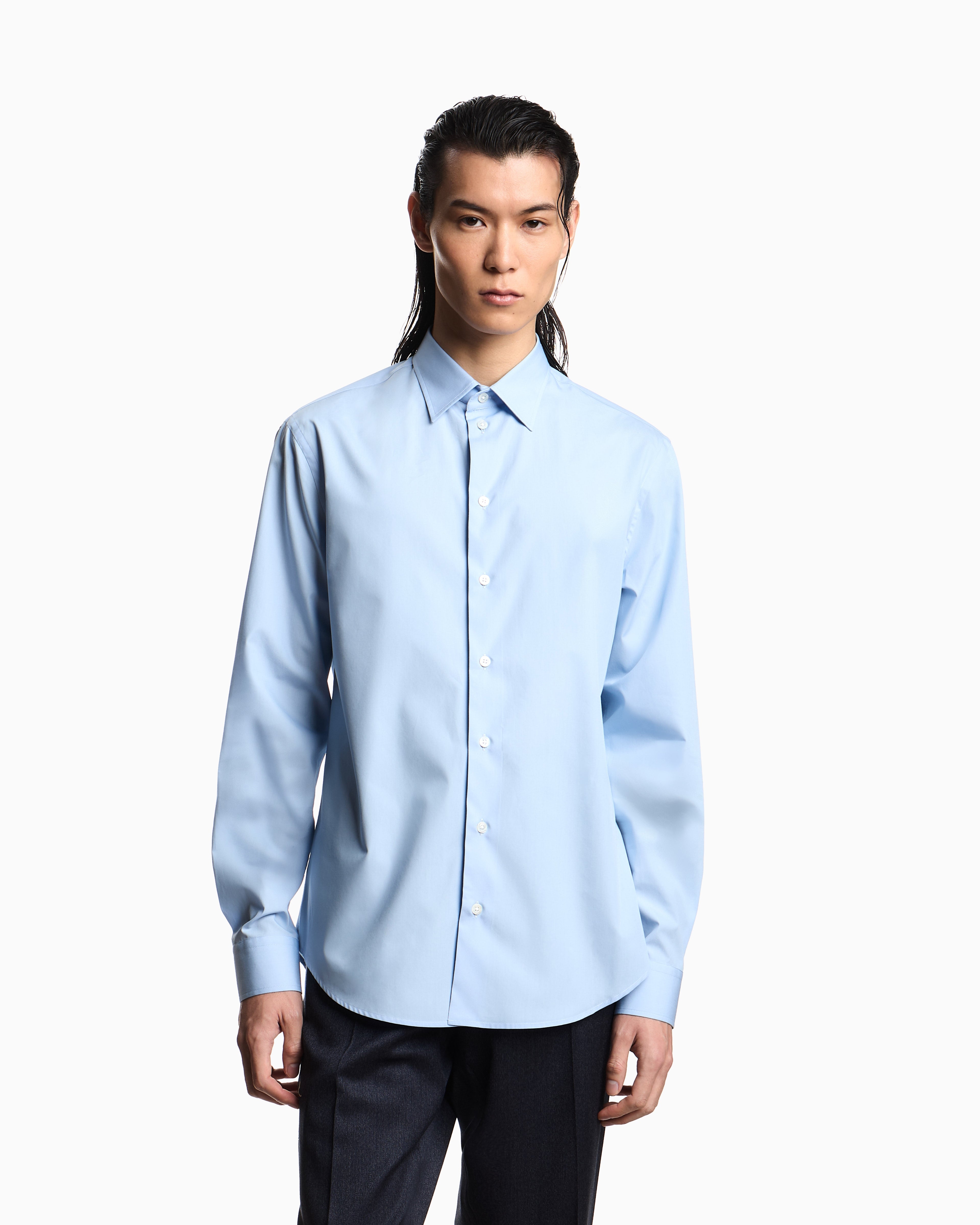 Emporio Armani Icon cotton poplin shirt
