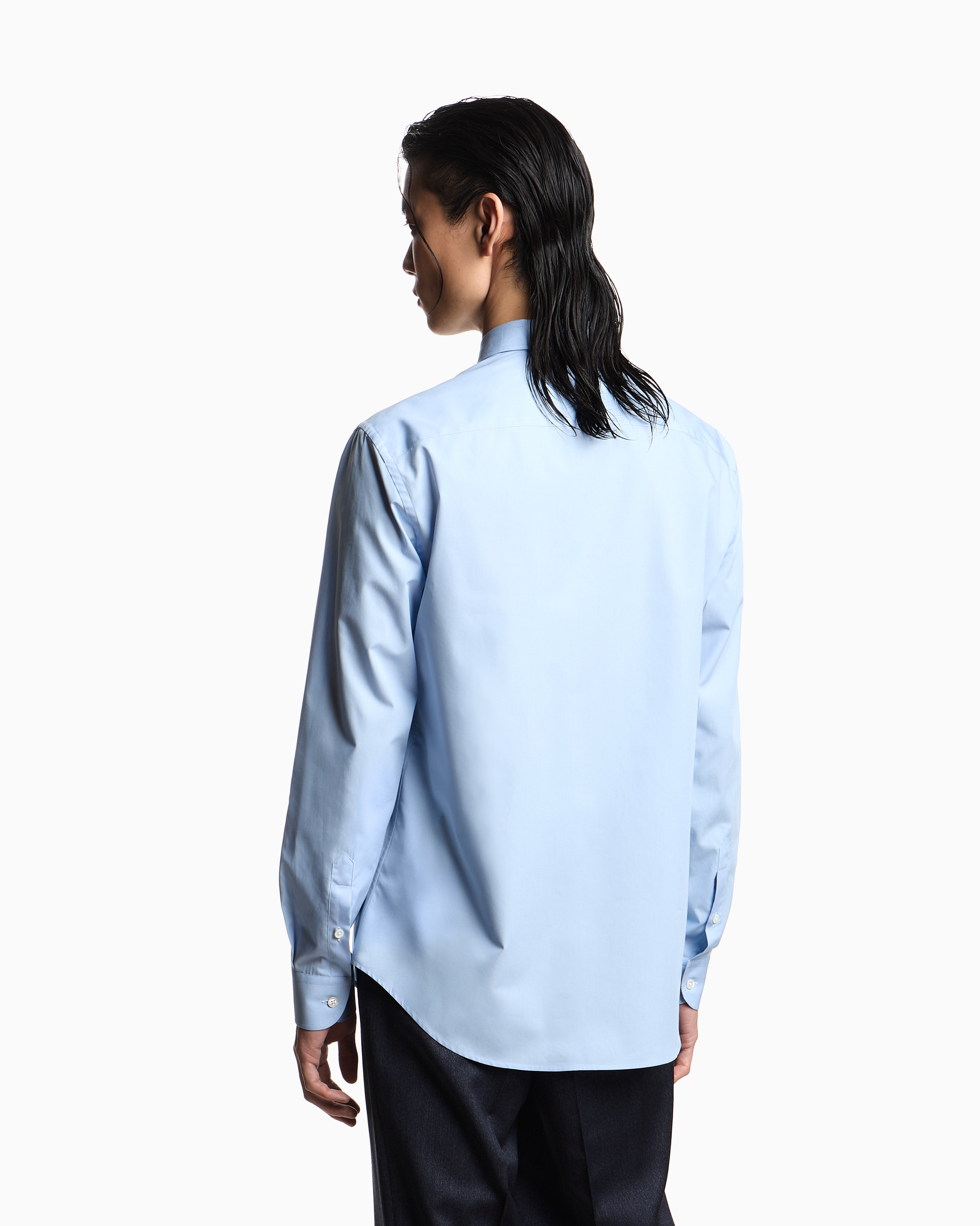 Emporio Armani Icon cotton poplin shirt