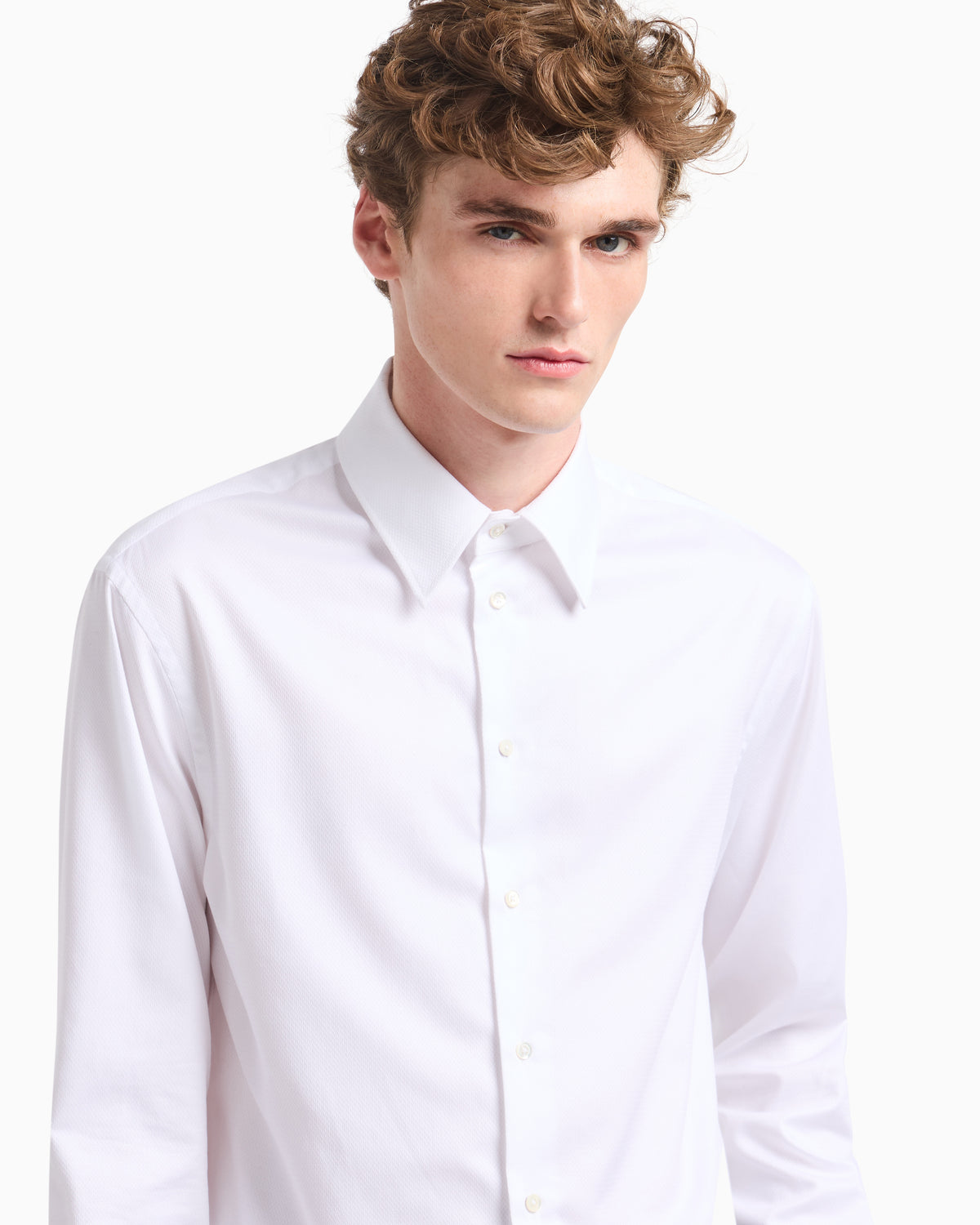 Emporio Armani Cotton armure shirt