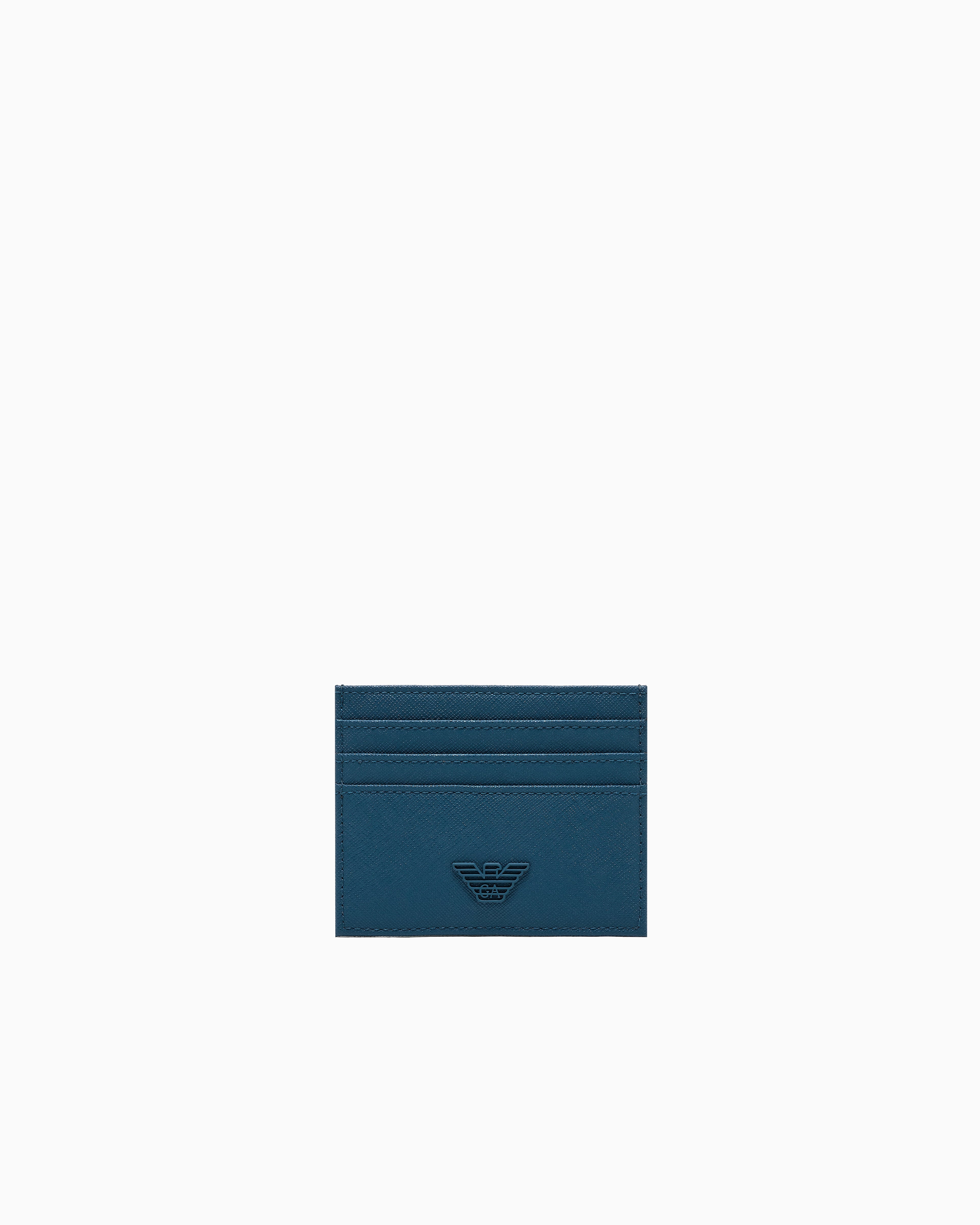 Emporio Armani ASV regenerated Saffiano card holder