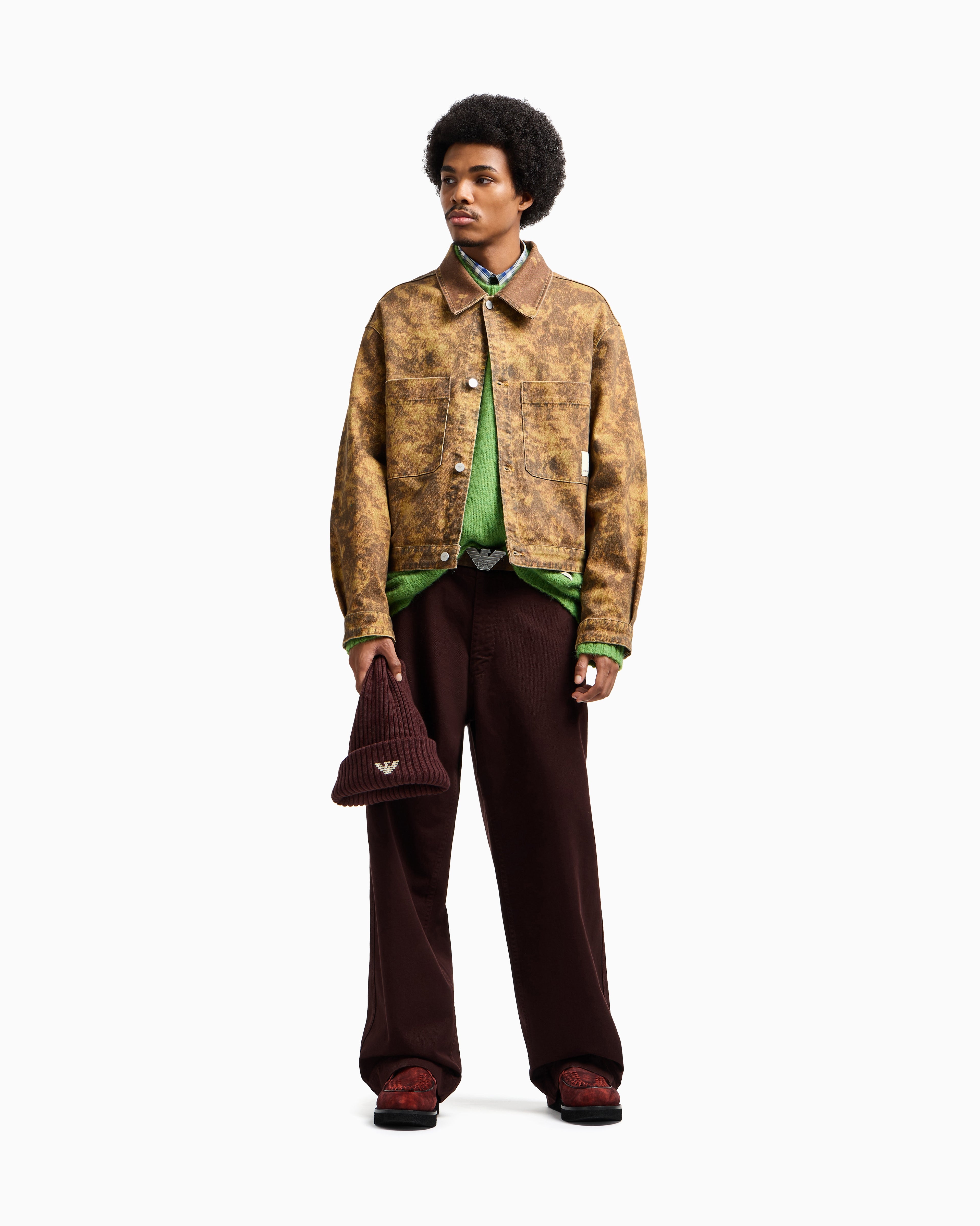 Emporio Armani New York Capsule Collection drill trousers