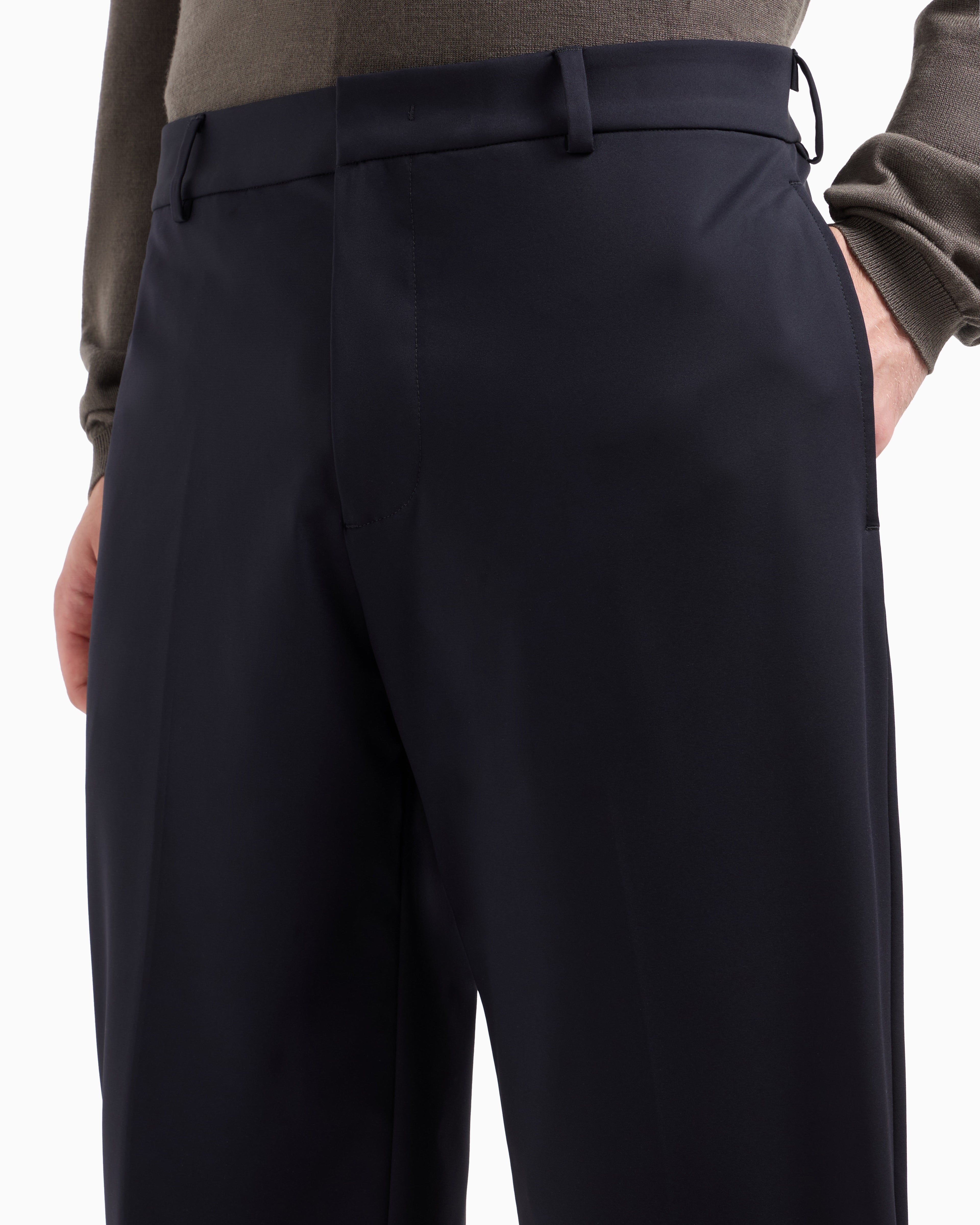 Emporio Armani Travel Essentials stretch nylon trousers