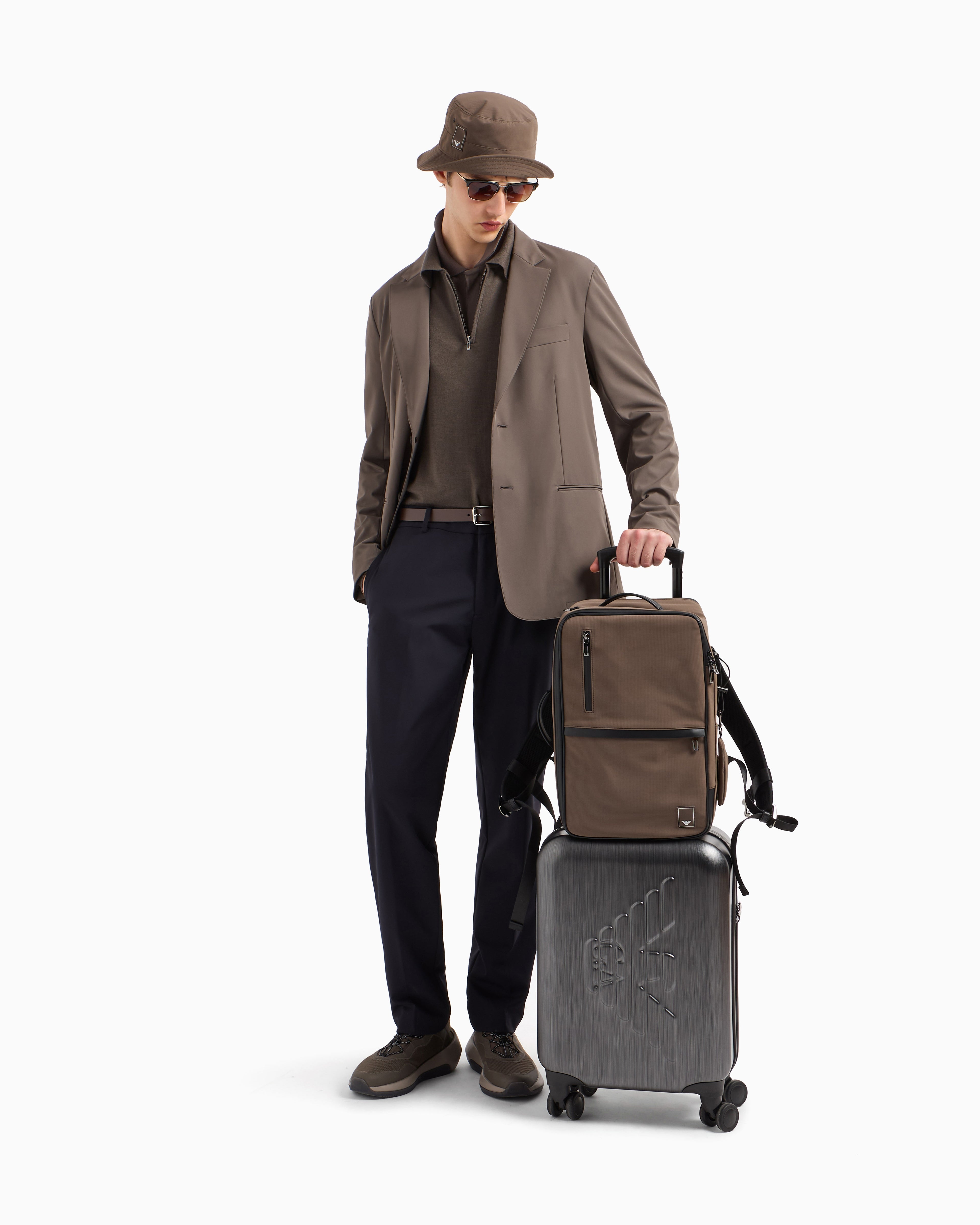 Emporio Armani Travel Essentials stretch nylon trousers