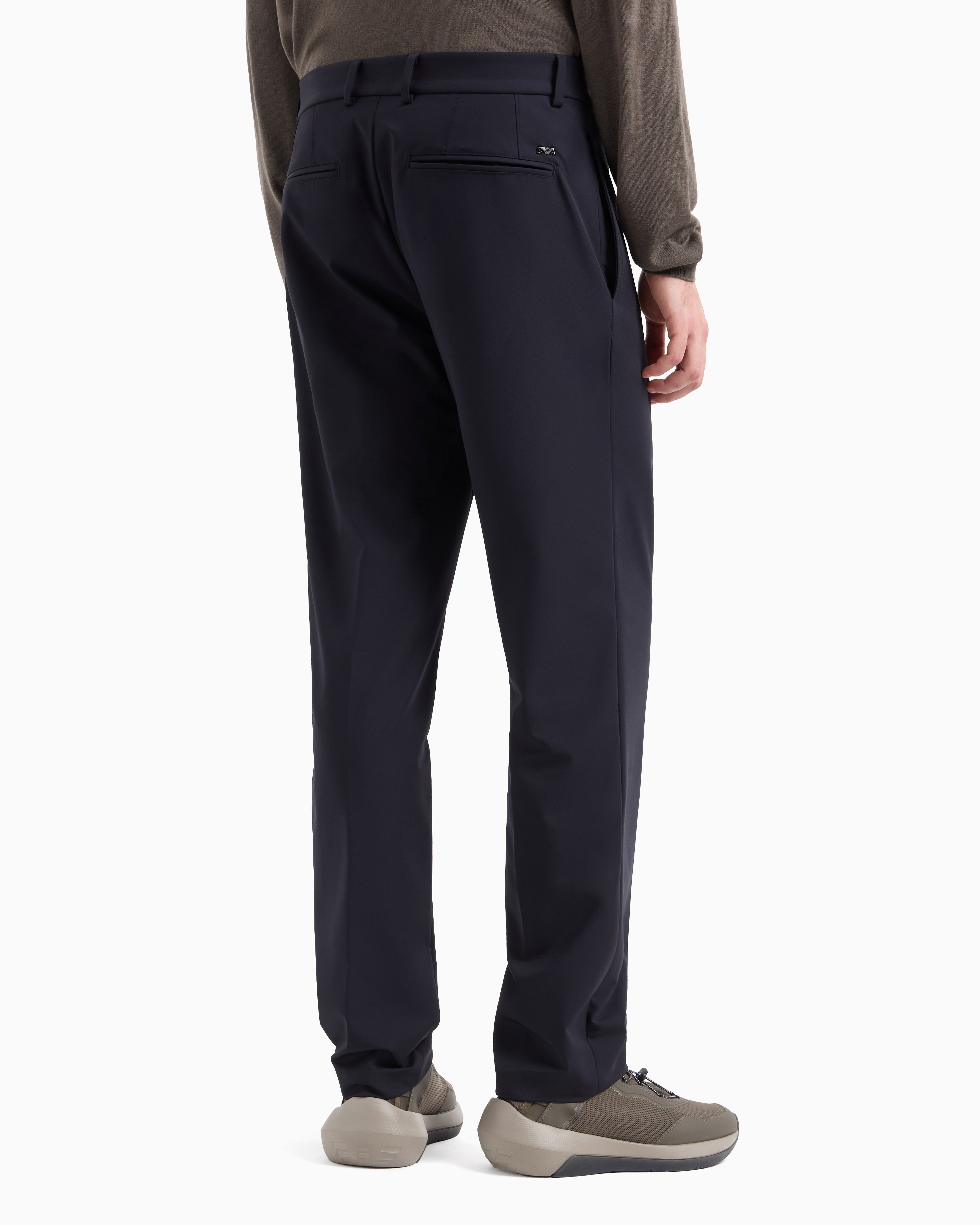 Emporio Armani Travel Essentials stretch nylon trousers