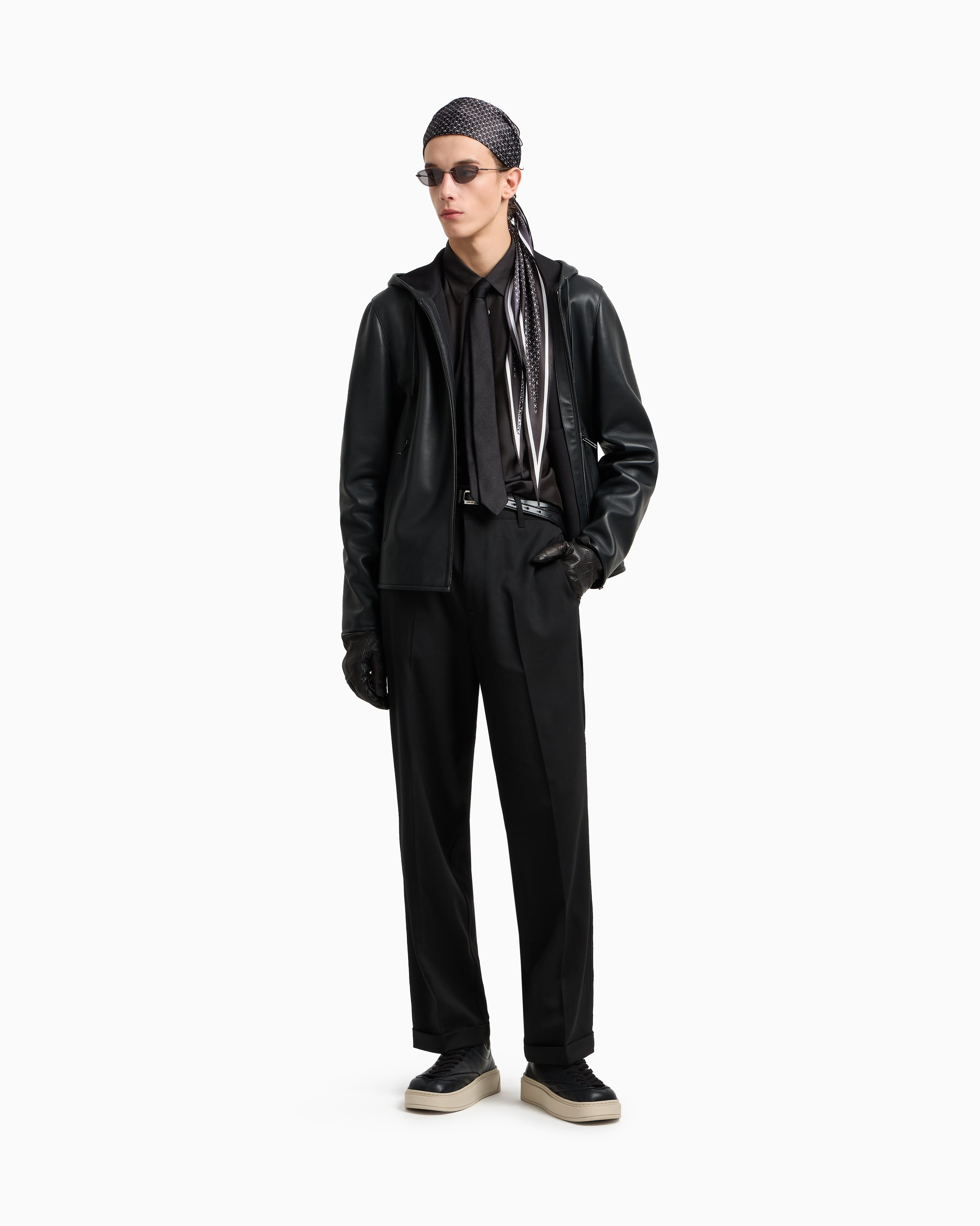 Emporio Armani Silk-blend modal shirt
