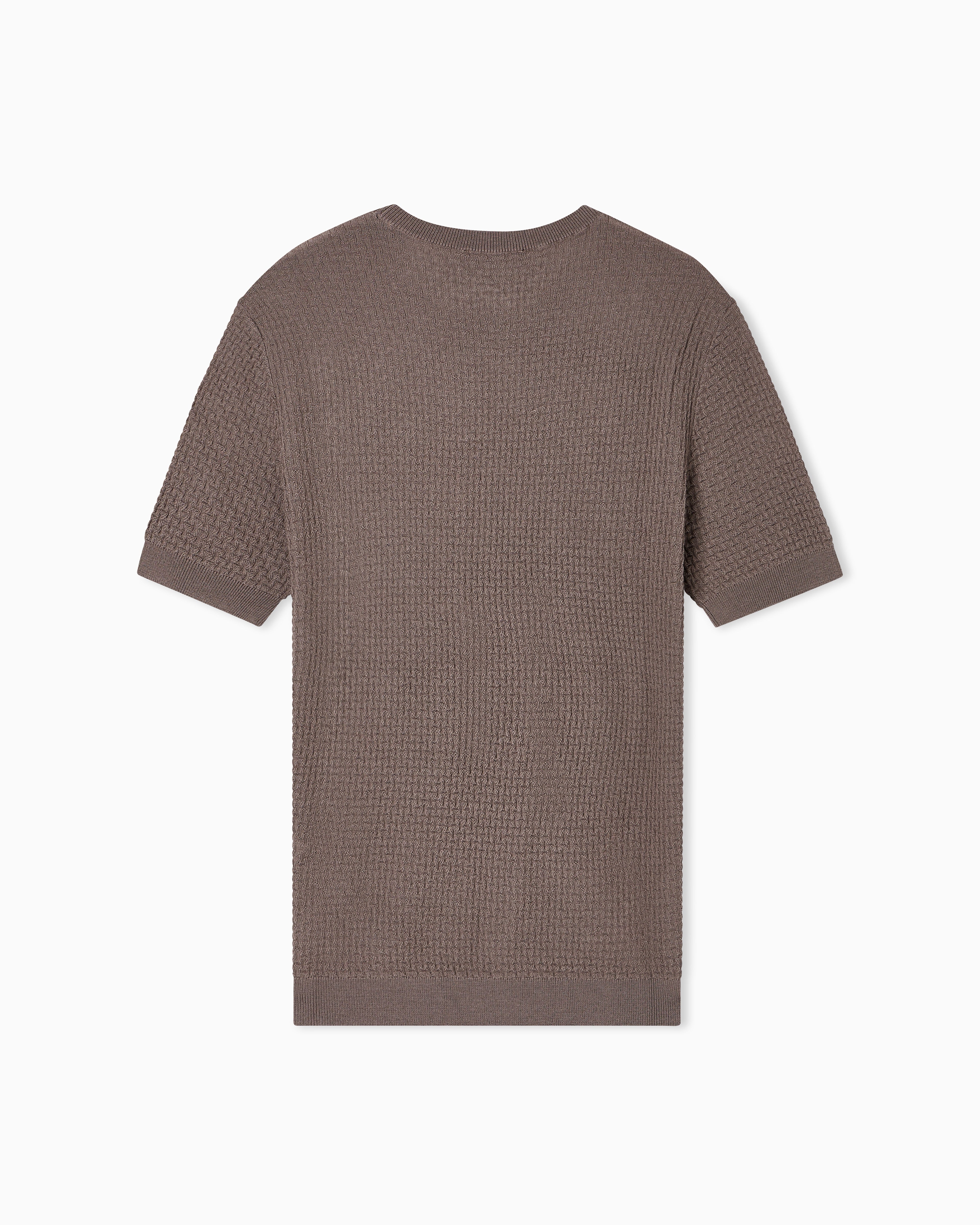 Emporio Armani US Exclusive plain-knit wool jumper