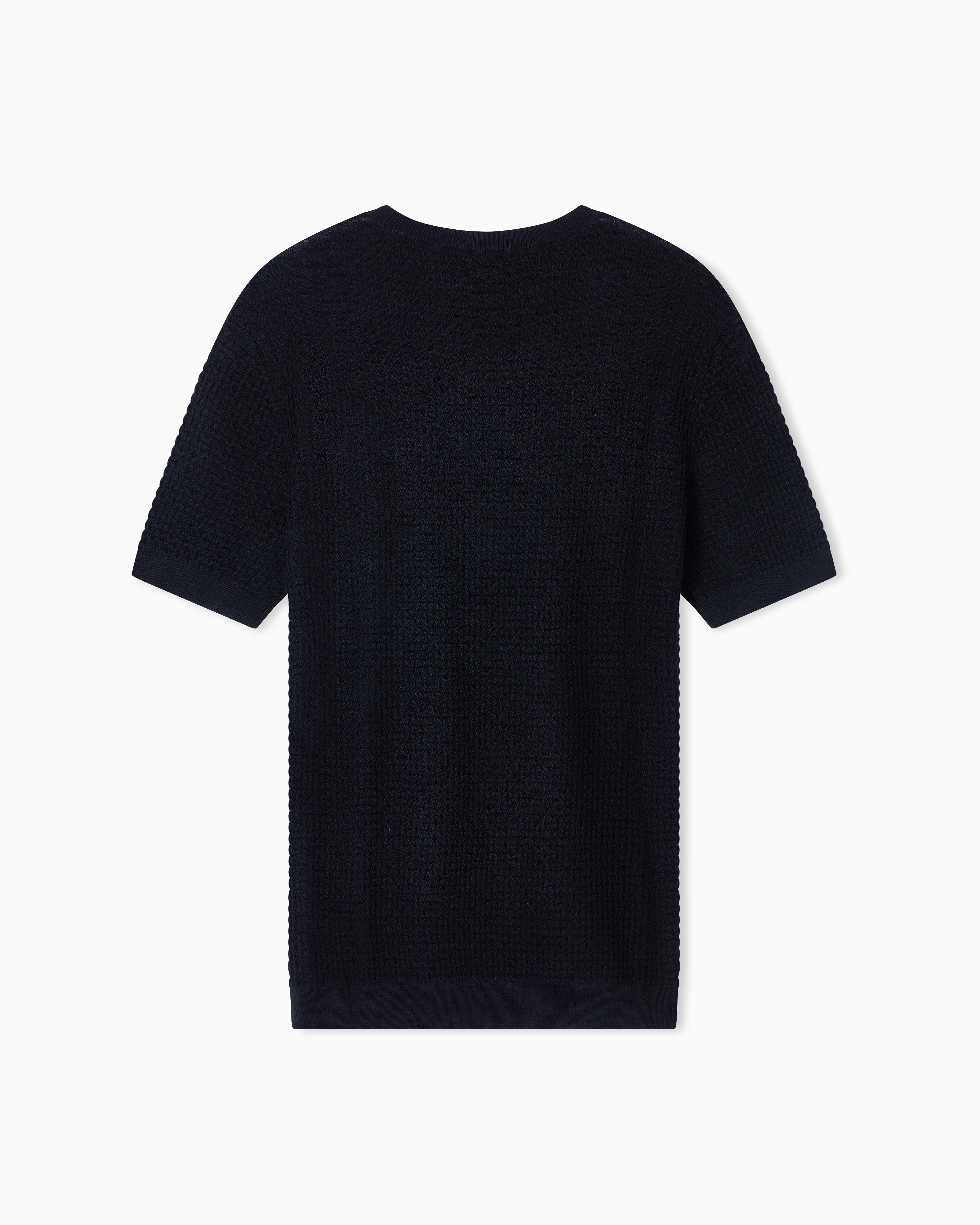 Emporio Armani US Exclusive plain-knit wool jumper