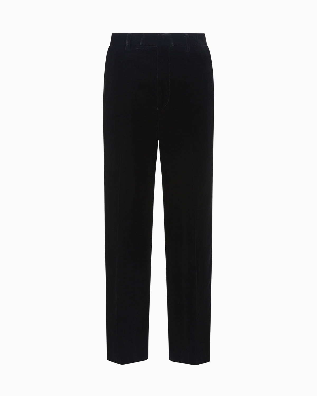 Emporio Armani Icon smooth velvet trousers