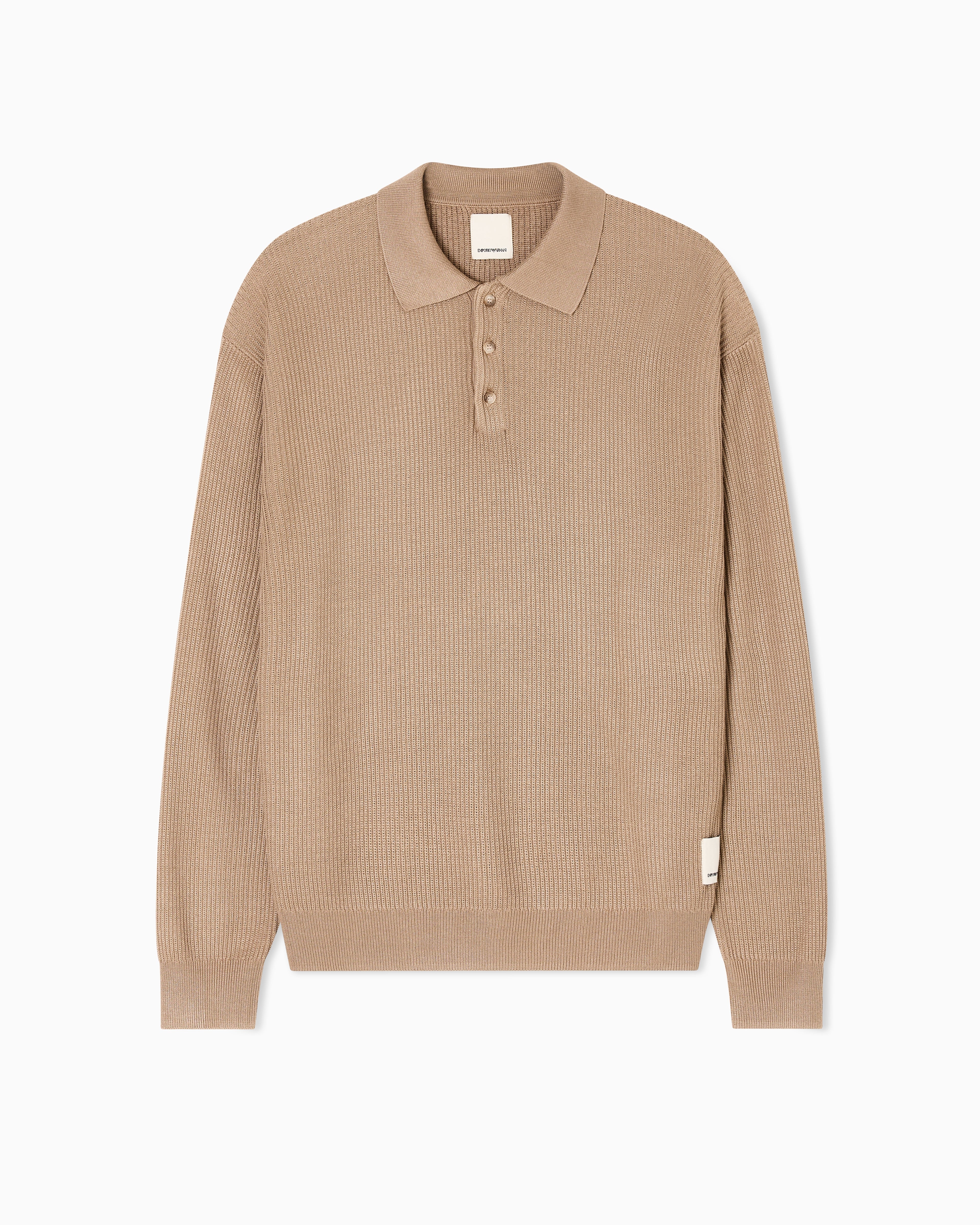 Emporio Armani New York Capsule Collection rib-knit polo shirt