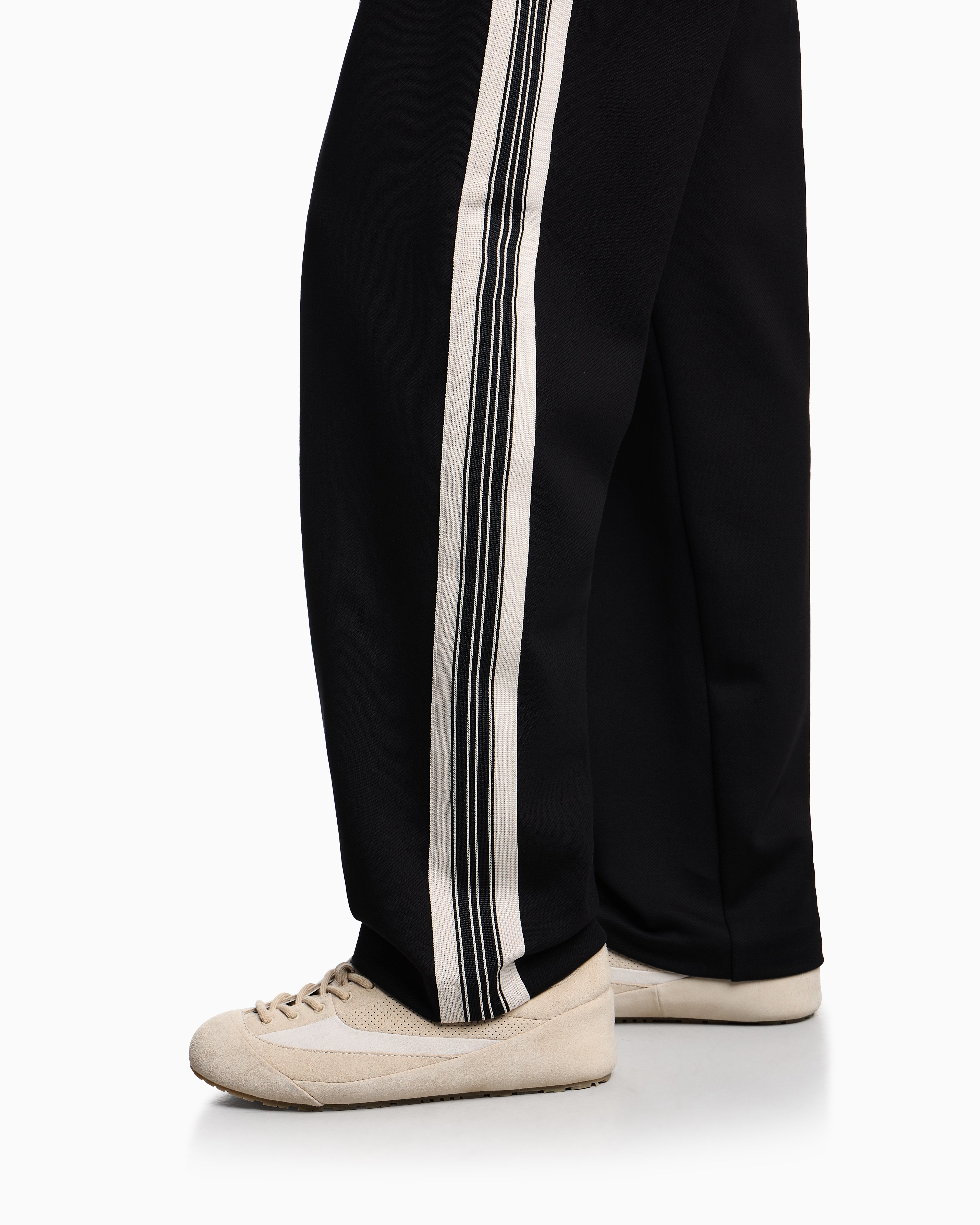 Emporio Armani ASV jersey trousers with elasticated waist and contrasting bands