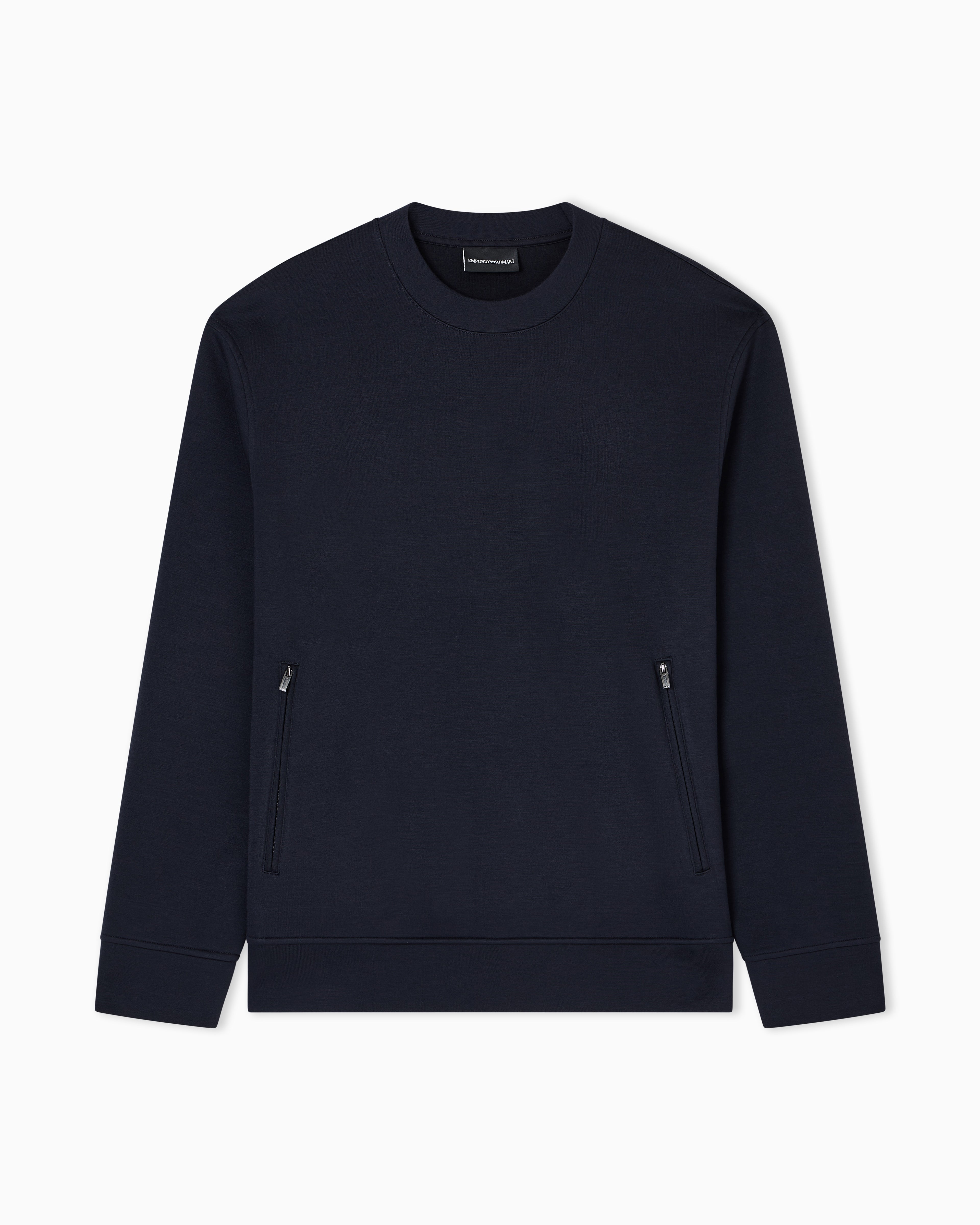 Emporio Armani Travel Essentials sweatshirt in double jersey