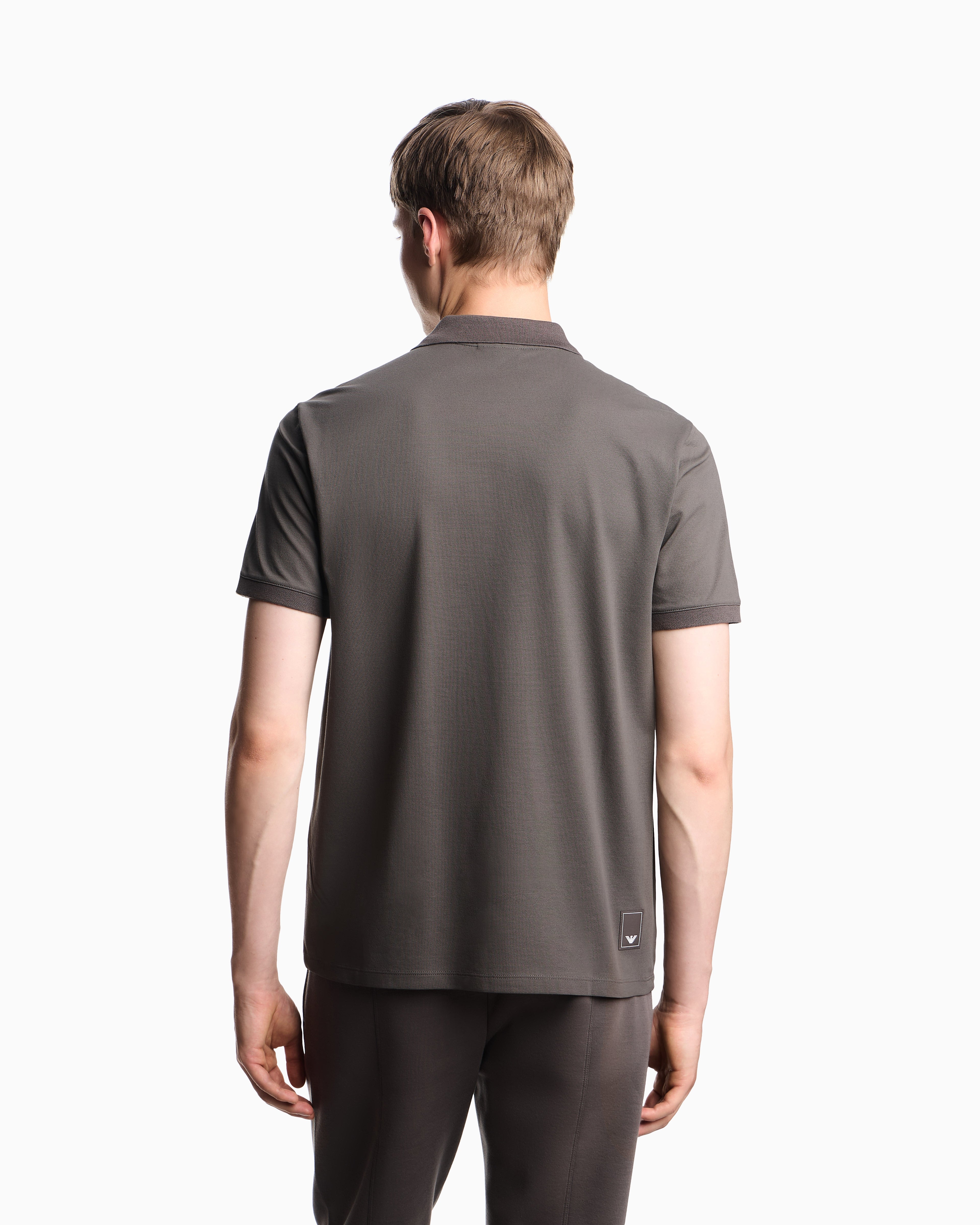 Emporio Armani Travel Essentials piqué polo shirt
