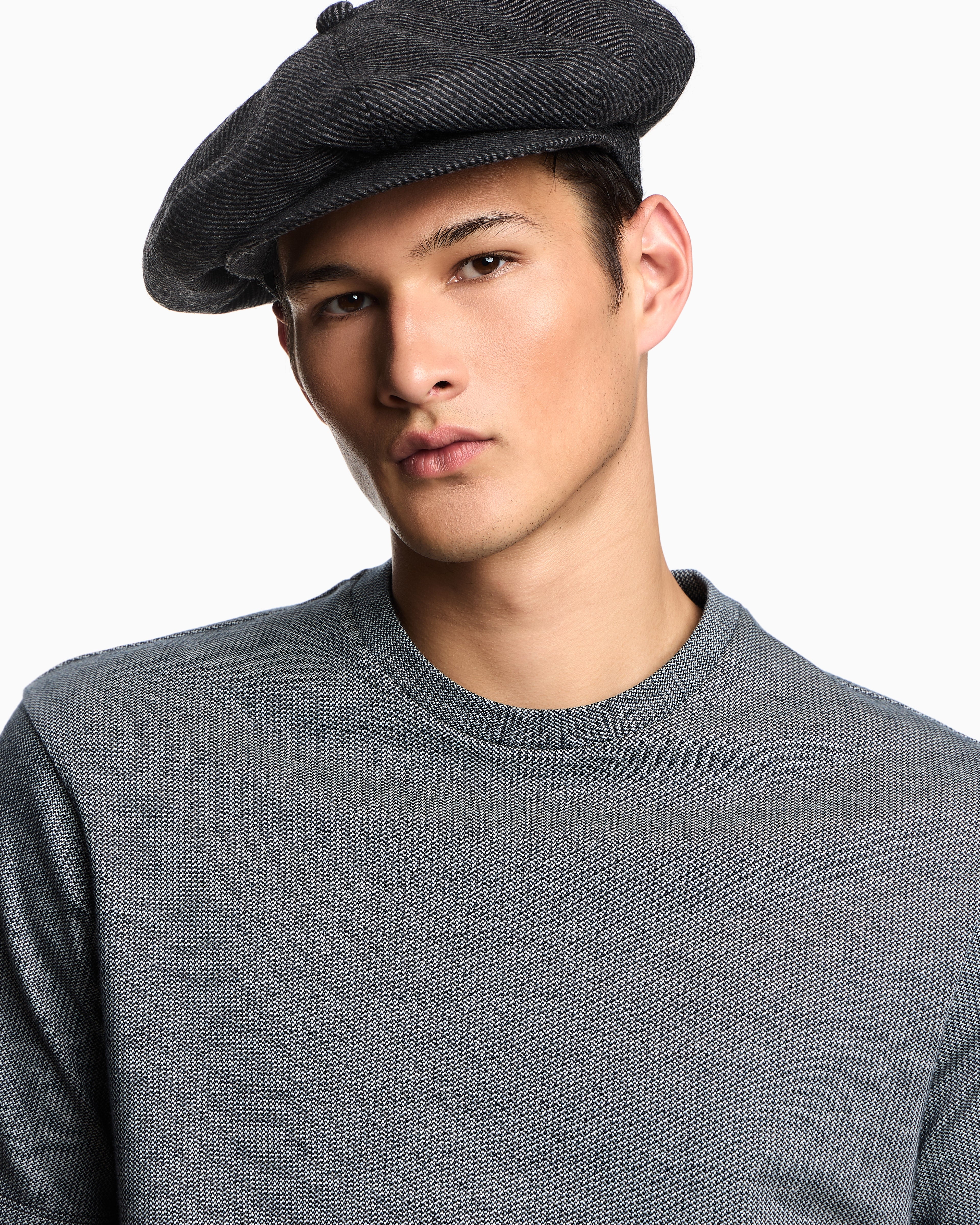 Emporio Armani ASV two-tone jersey knit T-shirt