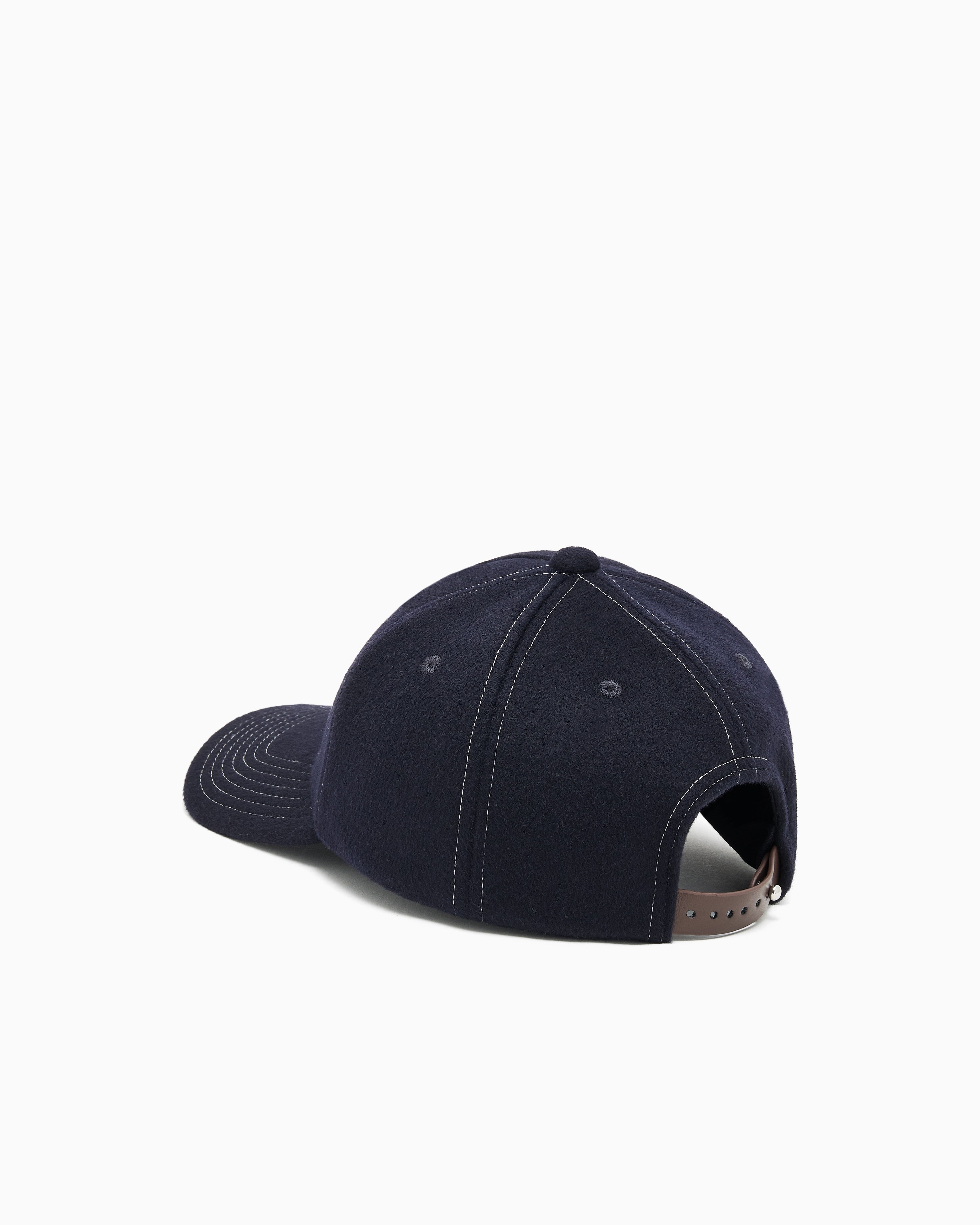 Emporio Armani Virgin-wool baseball cap with embroidered logo