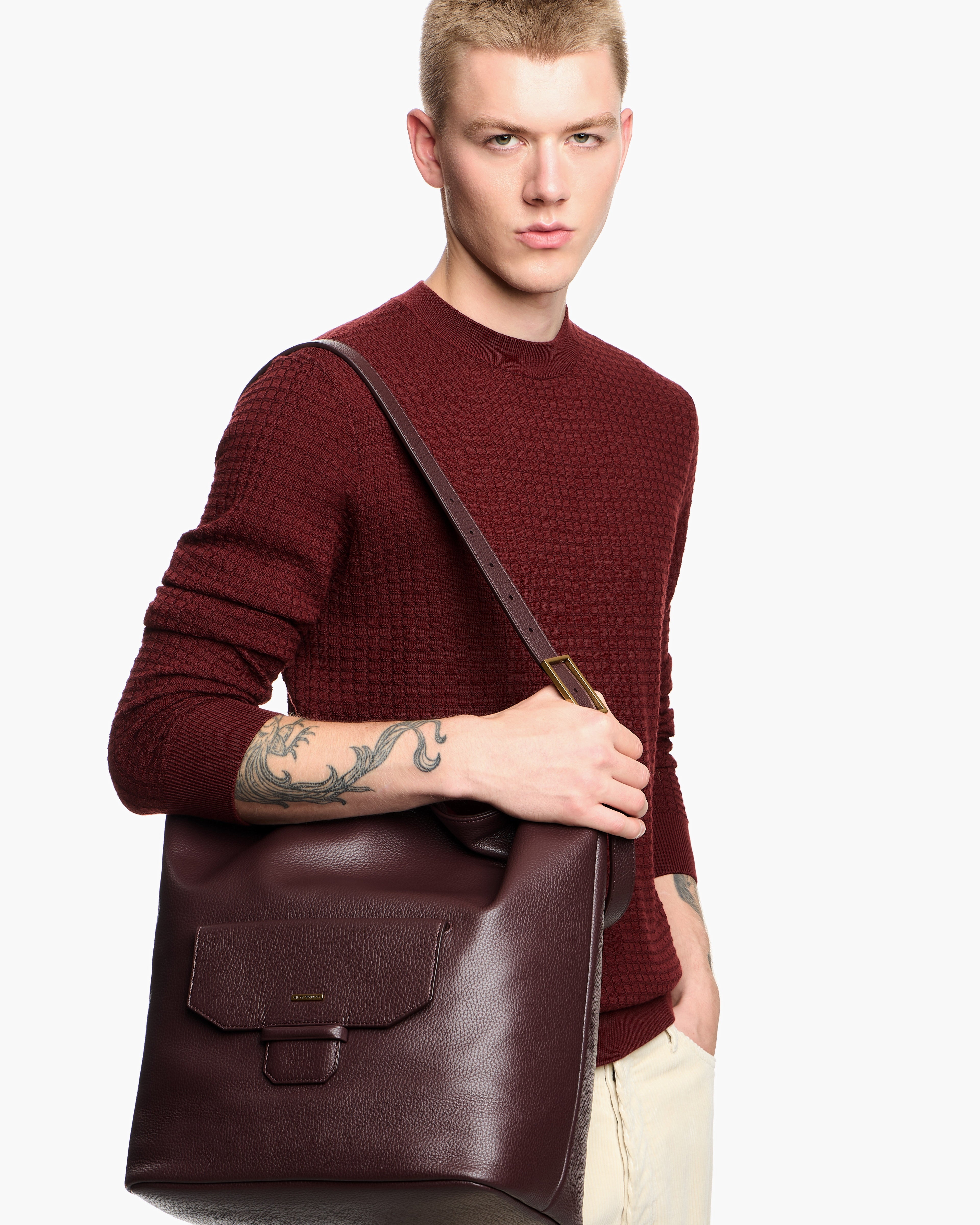 Emporio Armani Leather shoulder bag