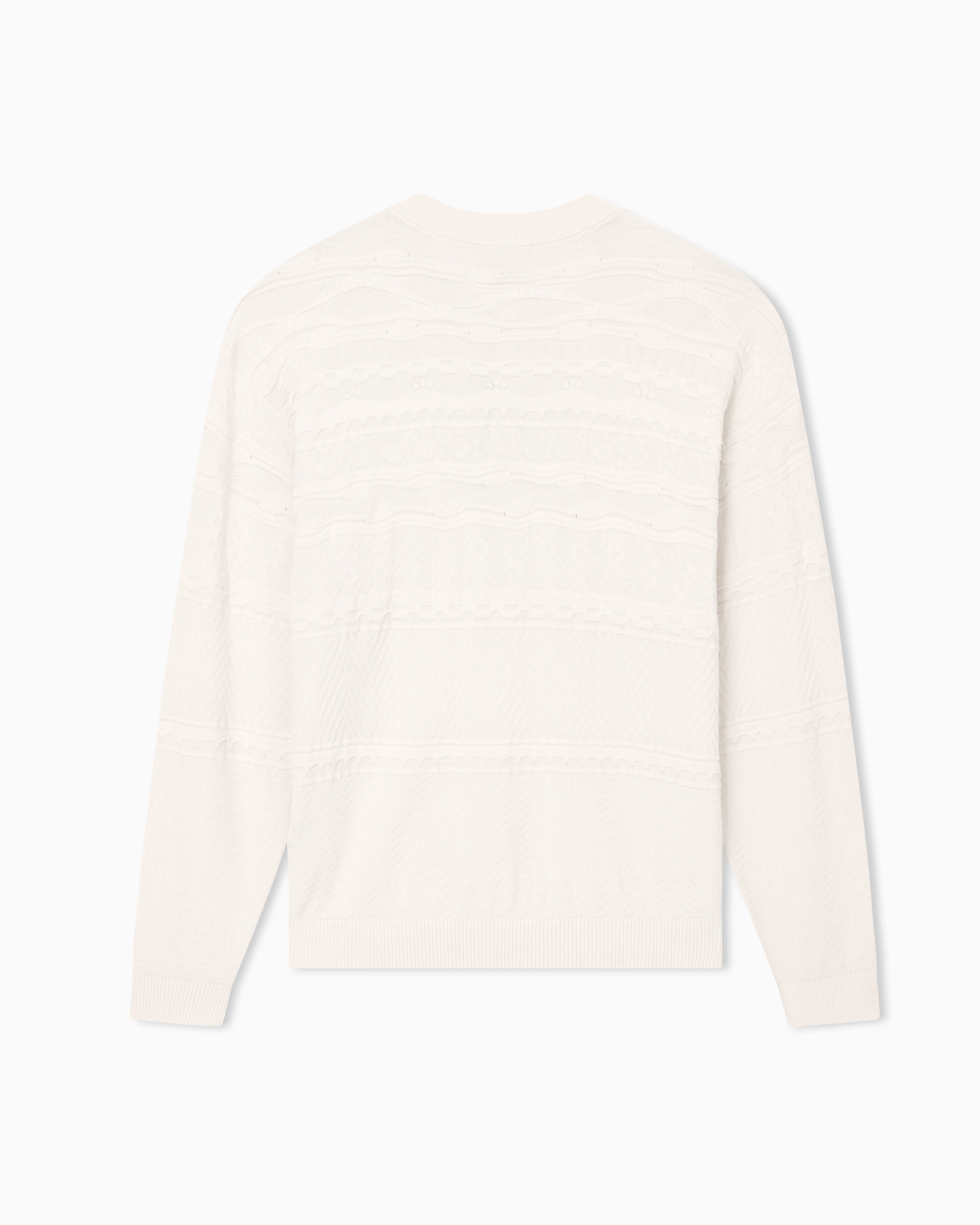 Emporio Armani Lyocell-blend, Henley neckline jumper