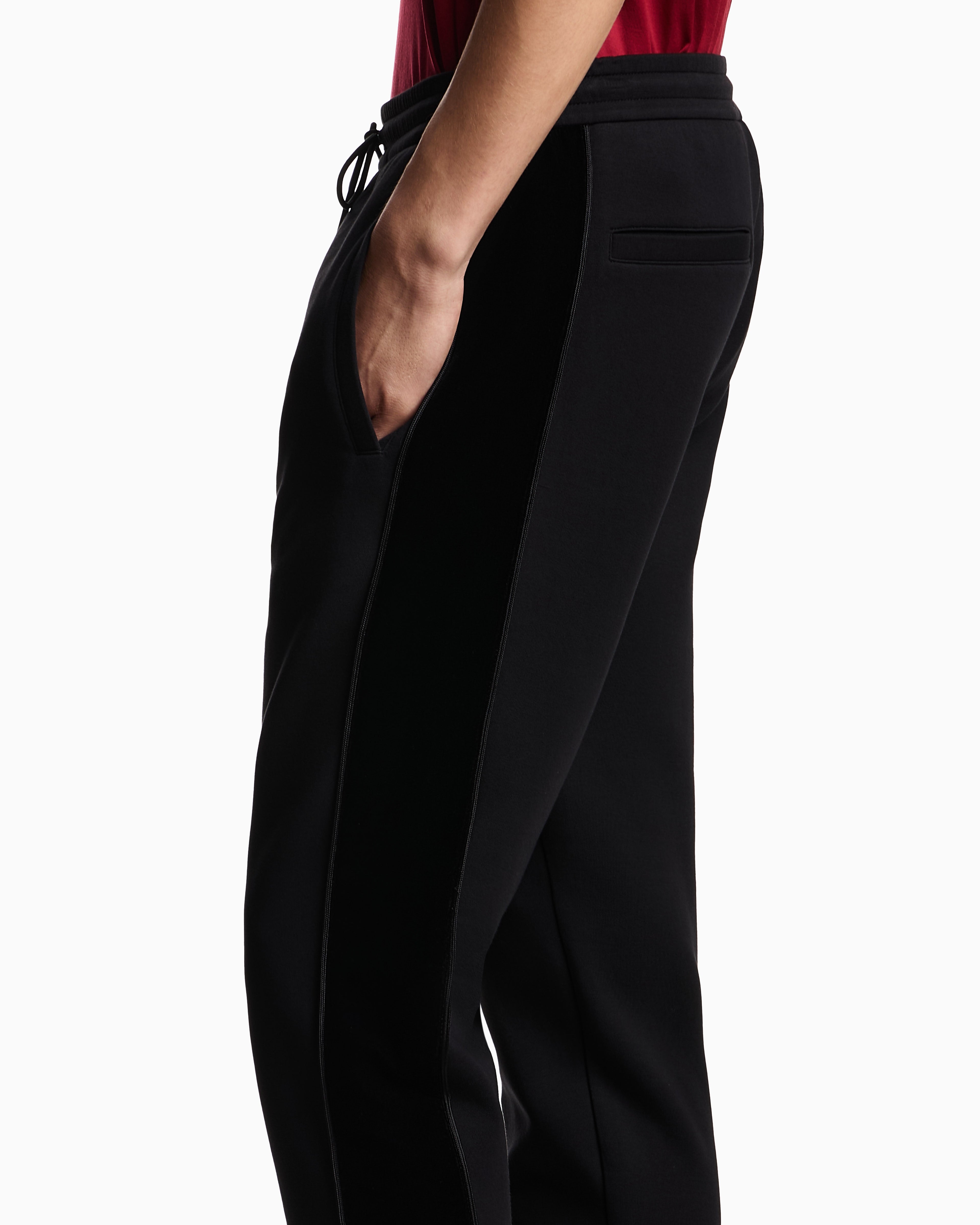 Emporio Armani Lunar New Year double-jersey slim-fit joggers