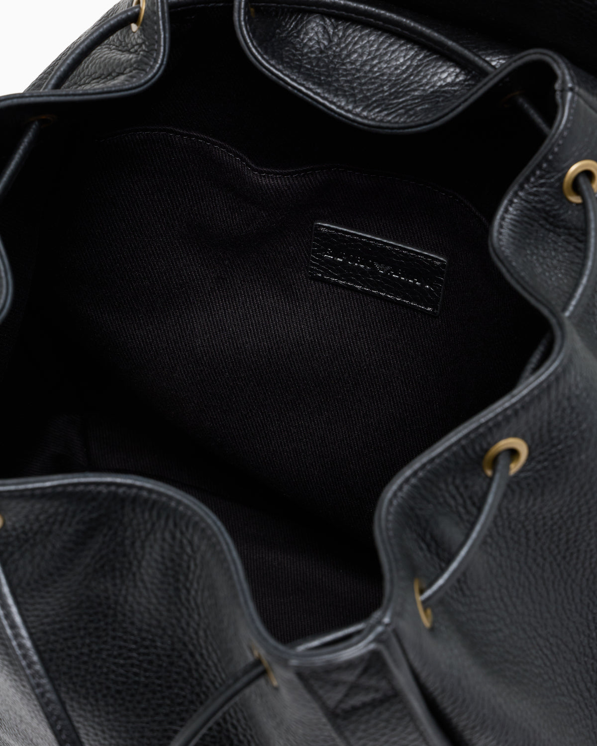 Emporio Armani Icon pebbled leather backpack