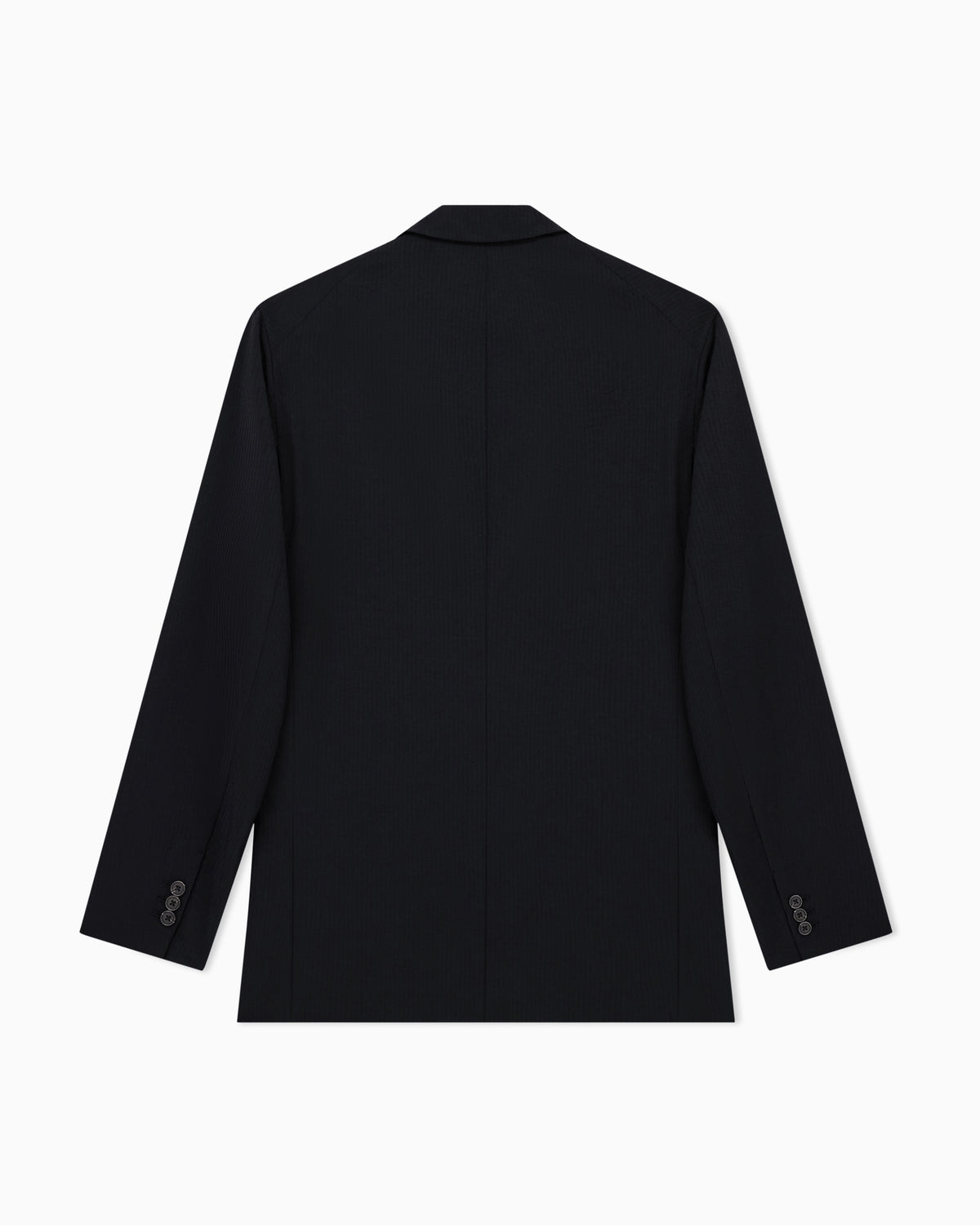 Emporio Armani Single-breasted jacket in technical seersucker fabric