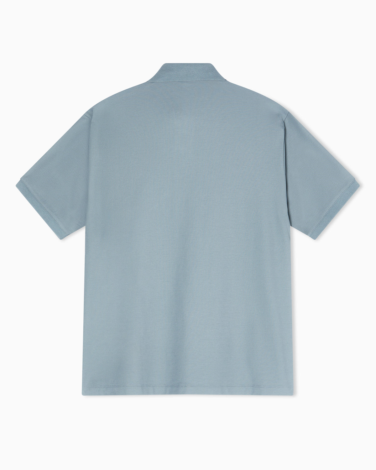 Emporio Armani Piqué polo shirt with embroidered eagle