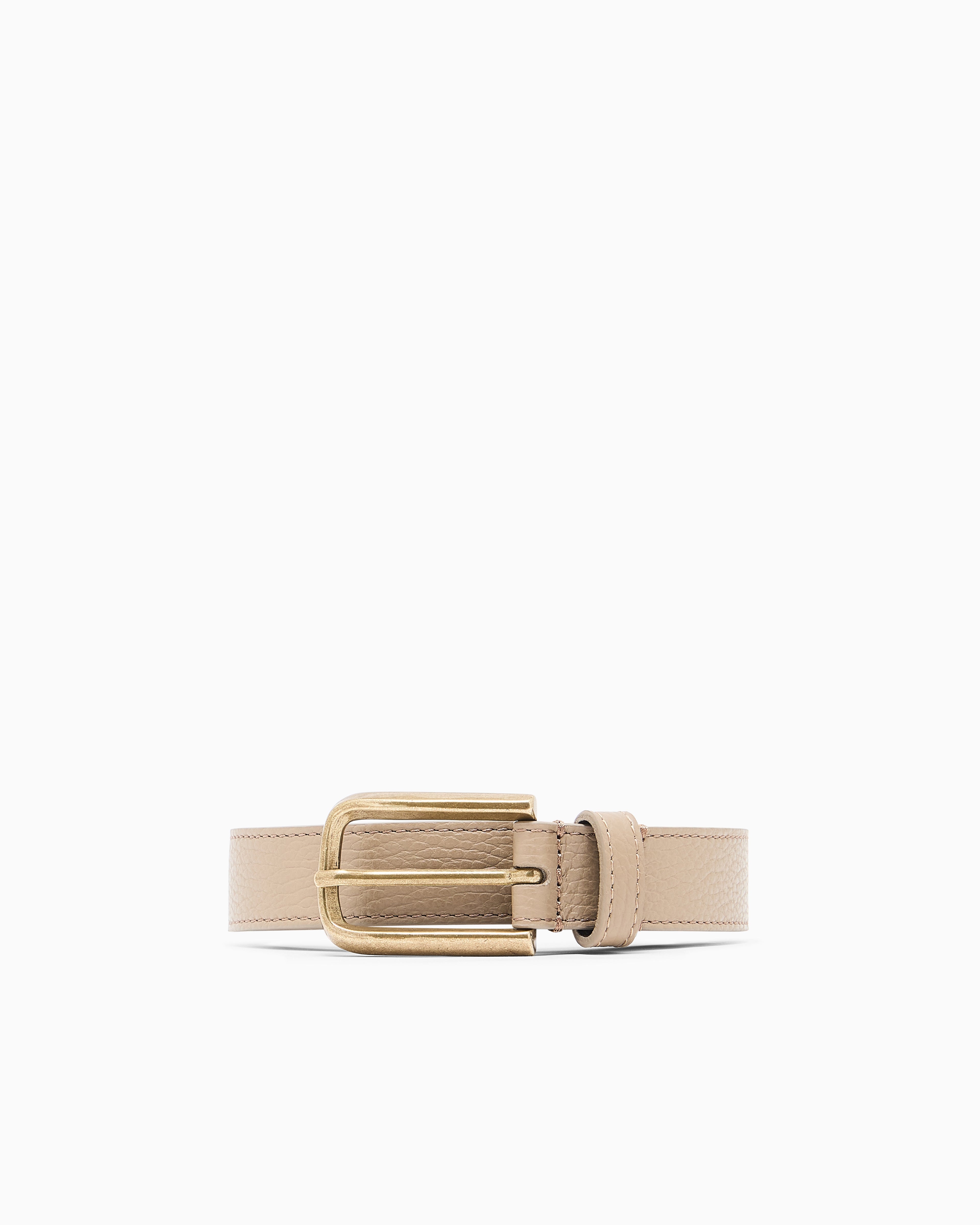 Emporio Armani Palmellato-leather belt