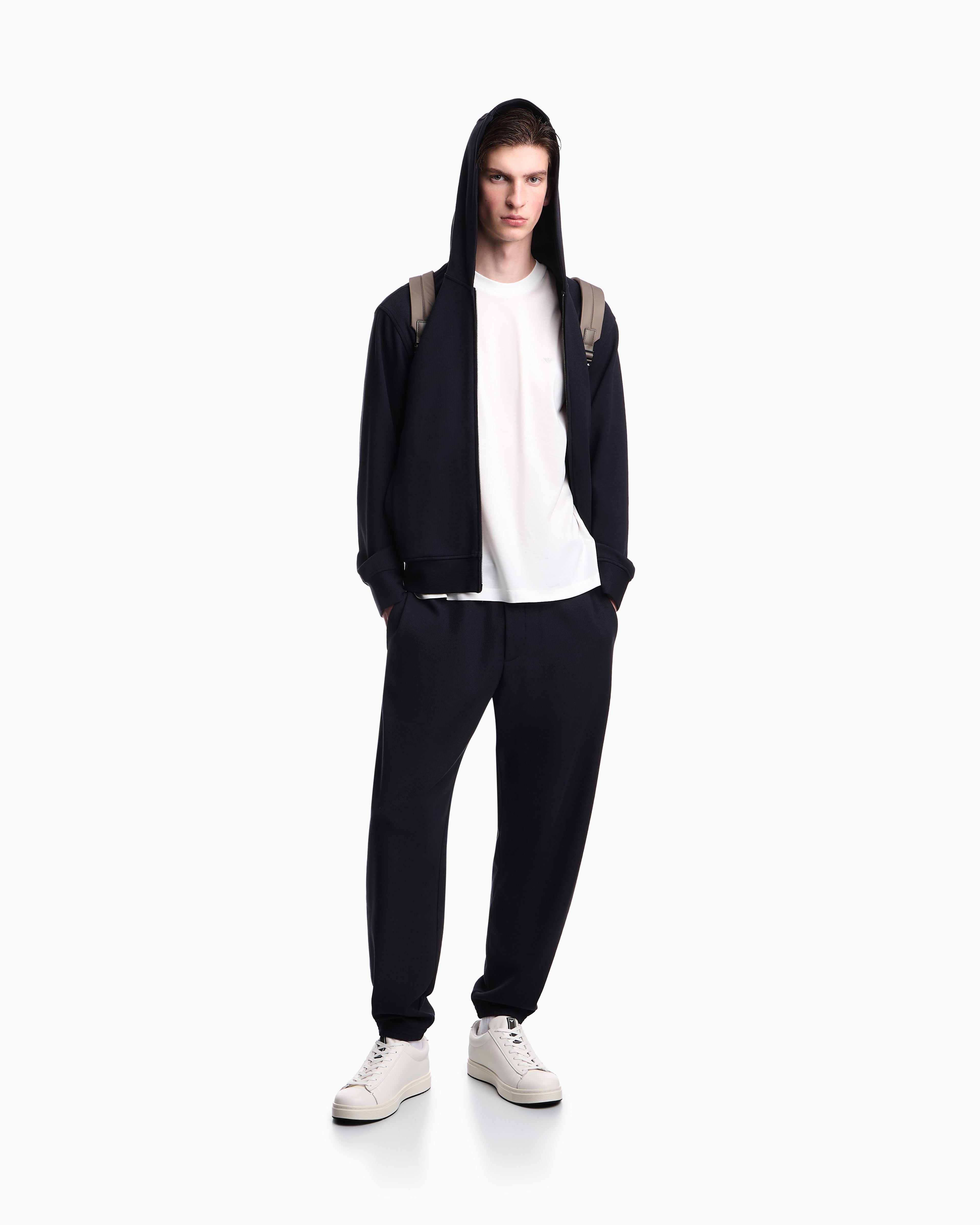Emporio Armani Travel Essential Lyocell-blend jersey T-shirt
