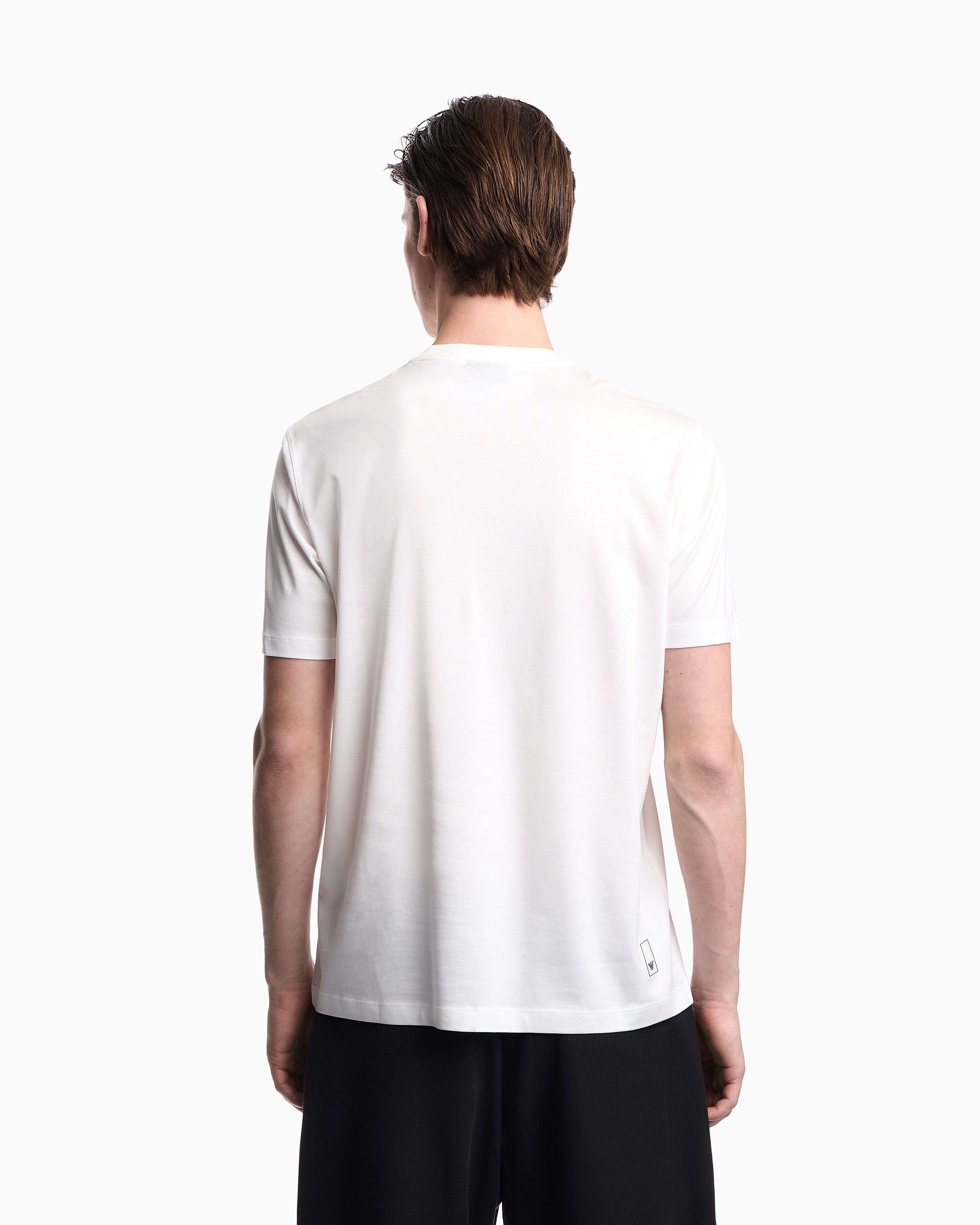 Emporio Armani Travel Essential Lyocell-blend jersey T-shirt