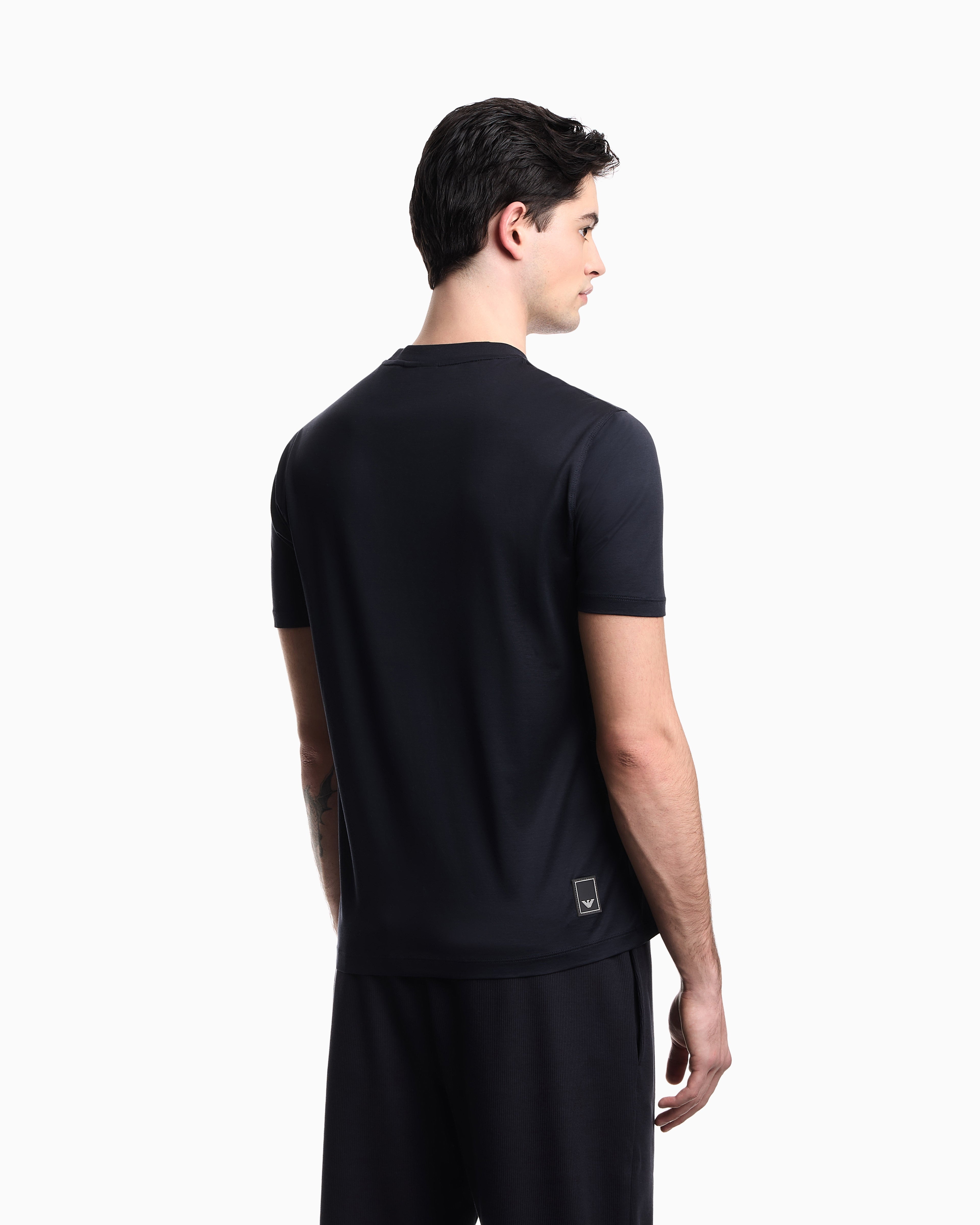 Emporio Armani Travel Essential Lyocell-blend jersey T-shirt