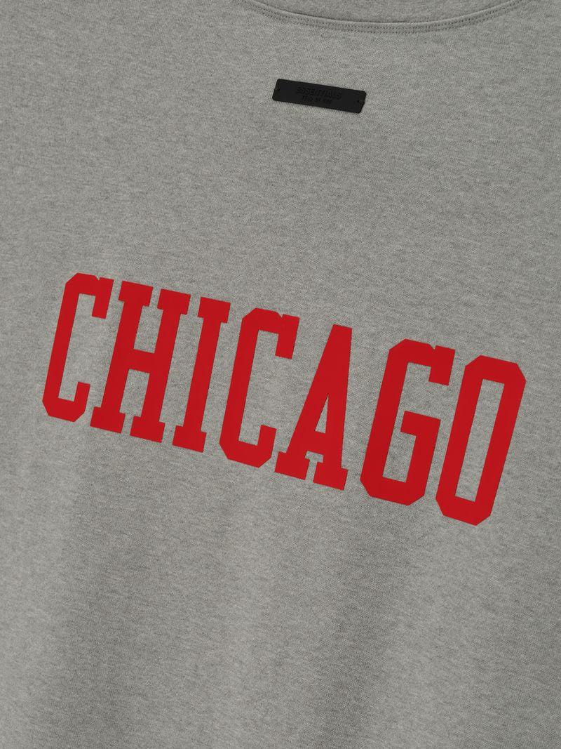 Essentials Bulls 90S Tee Concrete Heather