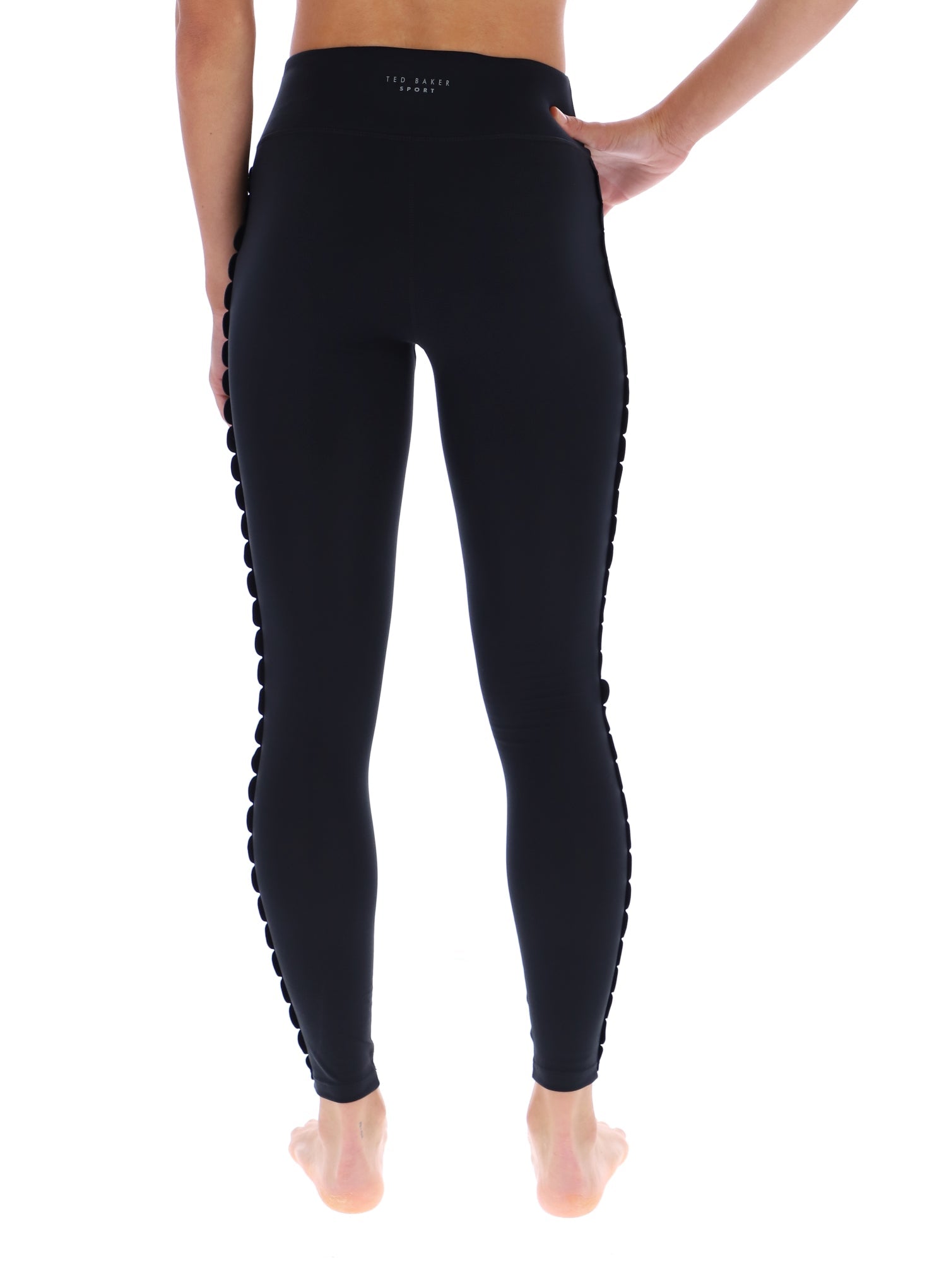 Ted Baker Erin Scallop Trim Comfort Stretch Yoga Leggings Women's