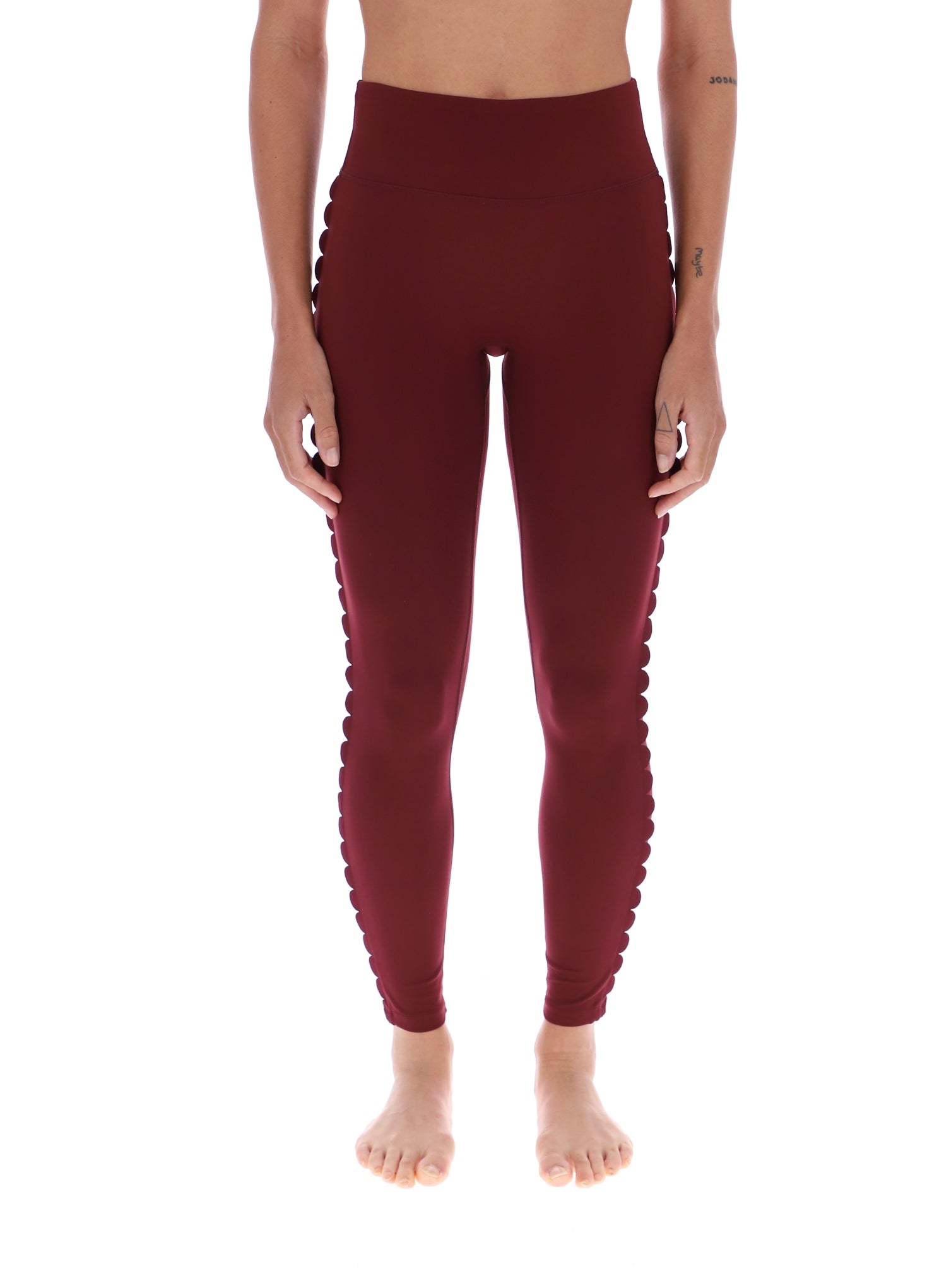 Ted Baker Erin Scallop Trim Comfort Stretch Yoga Leggings Women's