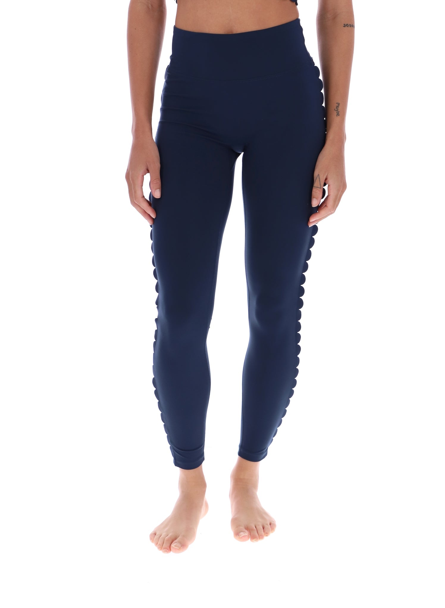 Ted Baker Erin Scallop Trim Comfort Stretch Yoga Leggings Women's