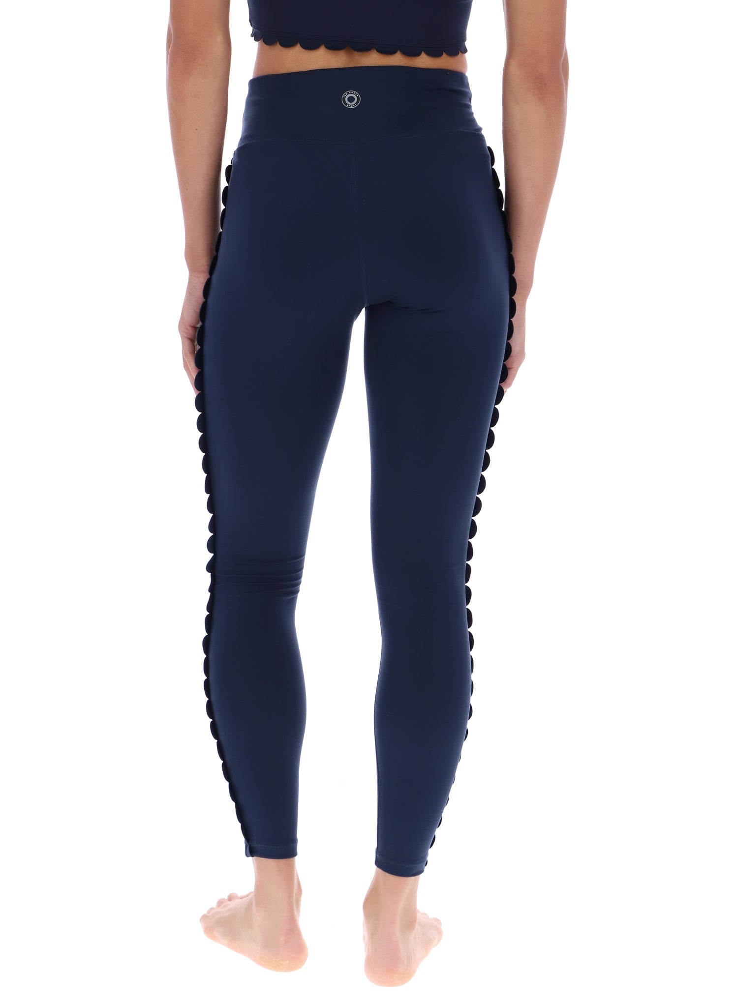 Ted Baker Erin Scallop Trim Comfort Stretch Yoga Leggings Women's