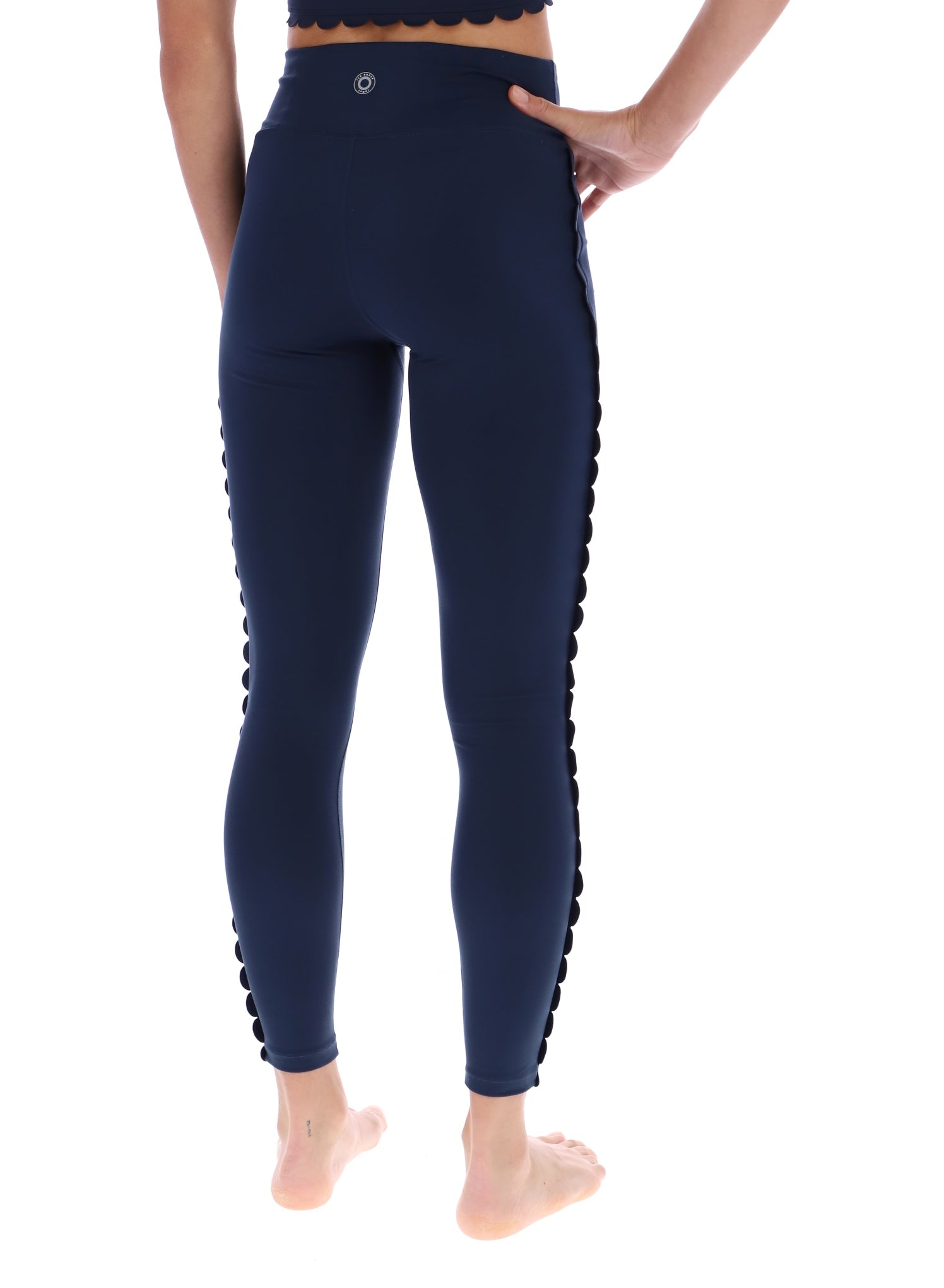 Ted Baker Erin Scallop Trim Comfort Stretch Yoga Leggings Women's
