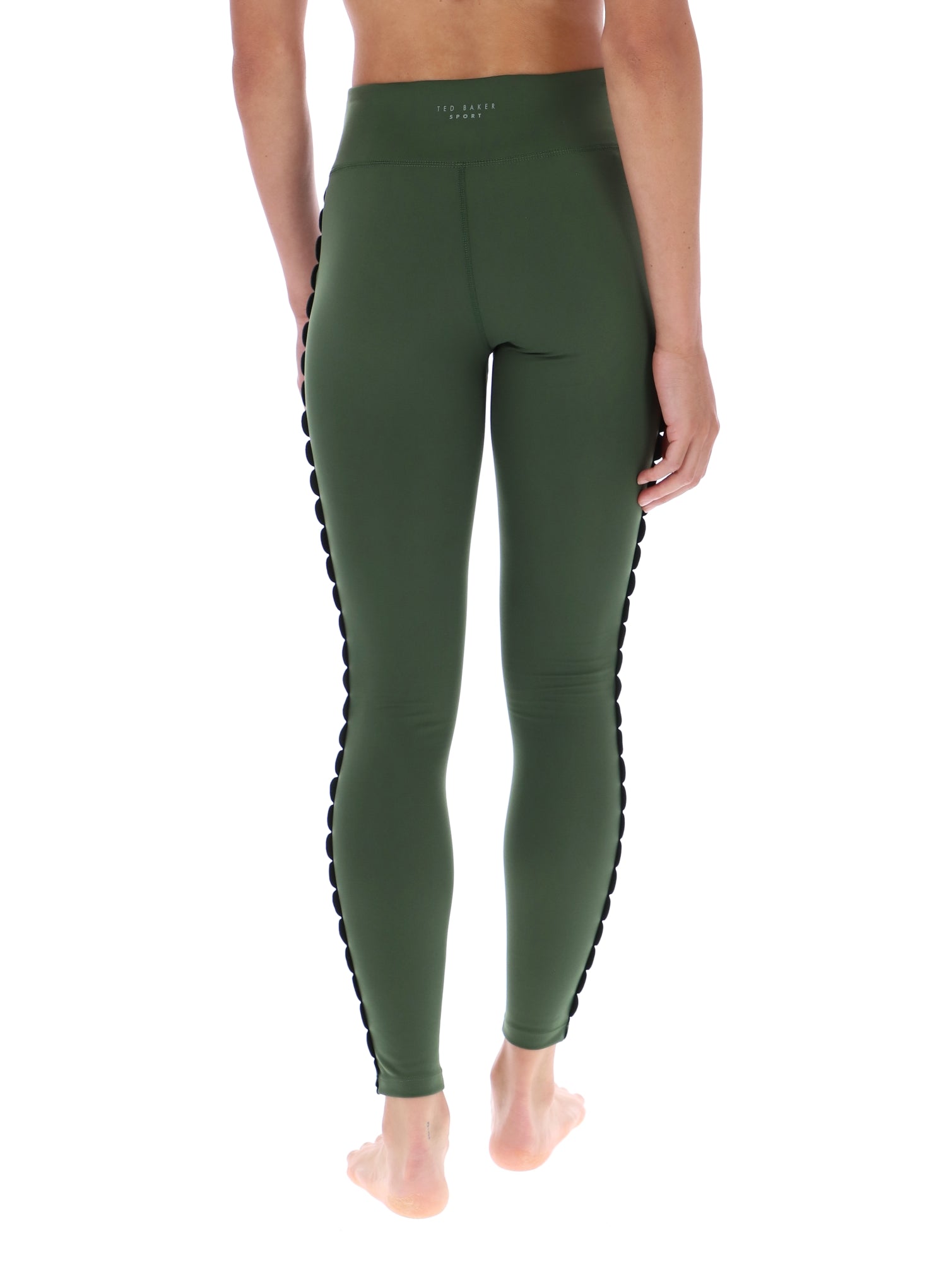 Ted Baker Erin Scallop Trim Comfort Stretch Yoga Leggings Women's
