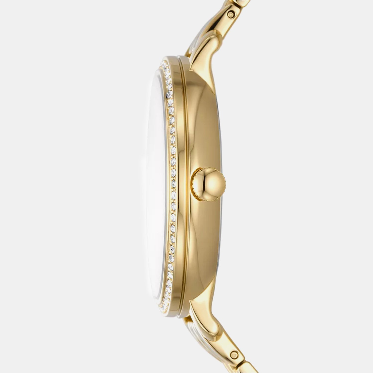 Fossil Jacqueline Women Quartz Mother Of Pearl Dial Multi-Function Stainless Steel Watch Es5167