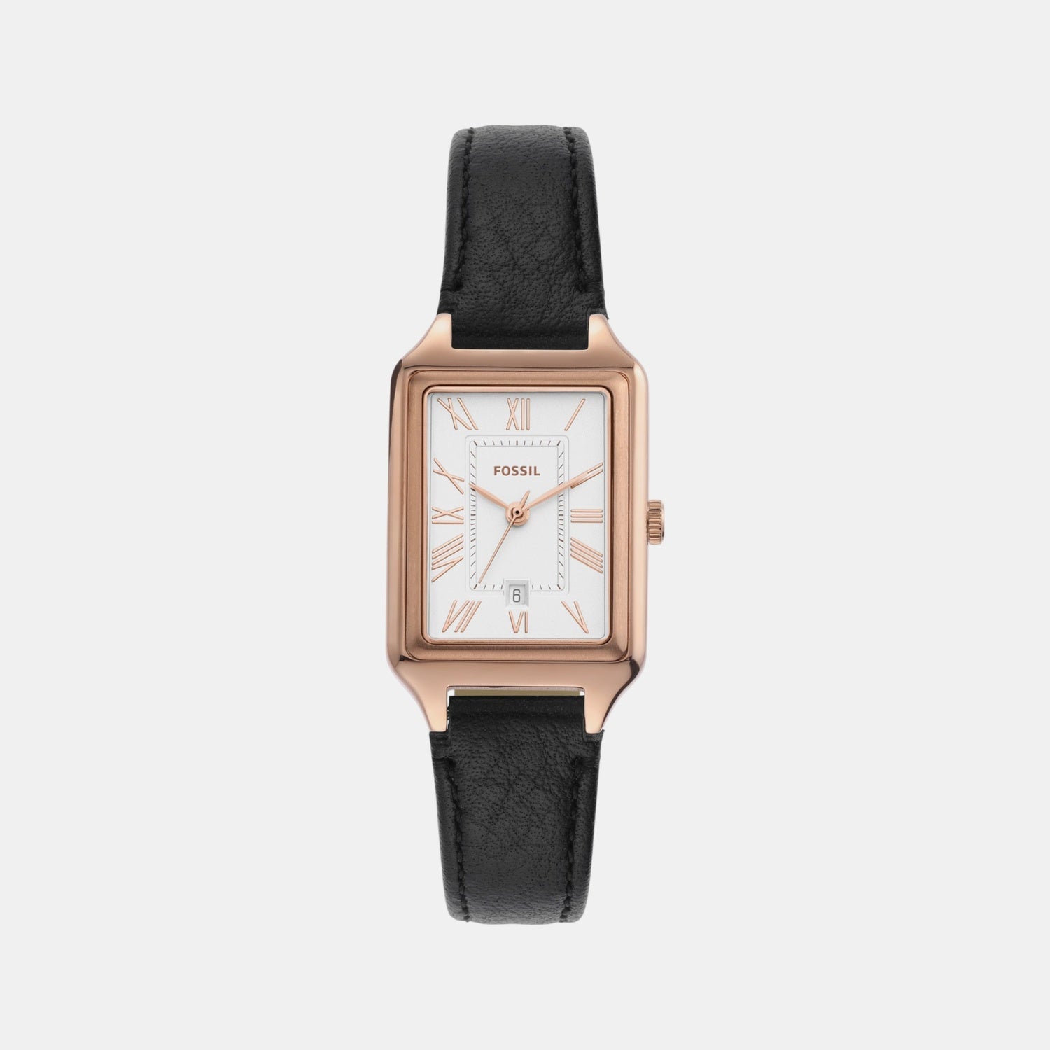 Fossil Raquel Women Quartz White Dial Analog Leather Watch Es5310